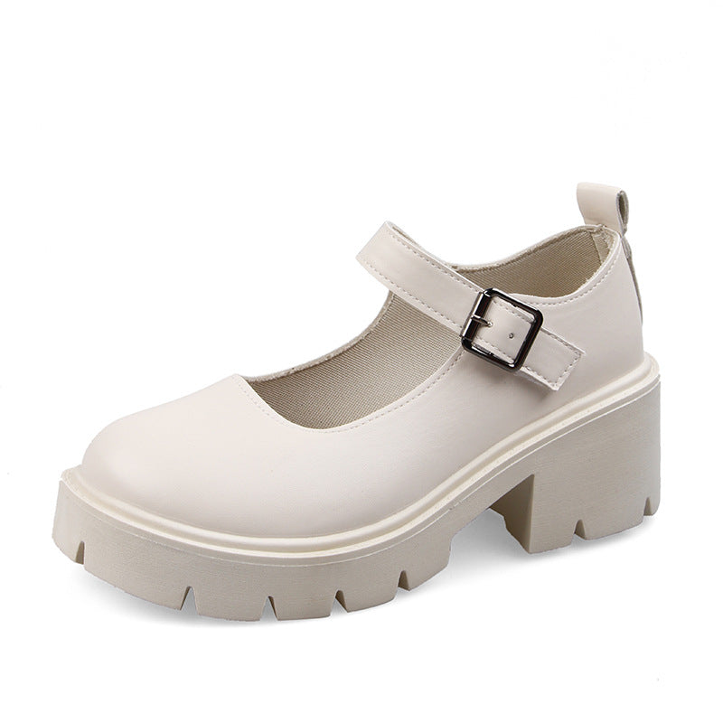 Women’s Plus Size Mary Jane Platform Pumps — Retro Chunky Heel Shoes for JK Fashion & Comfort Fit