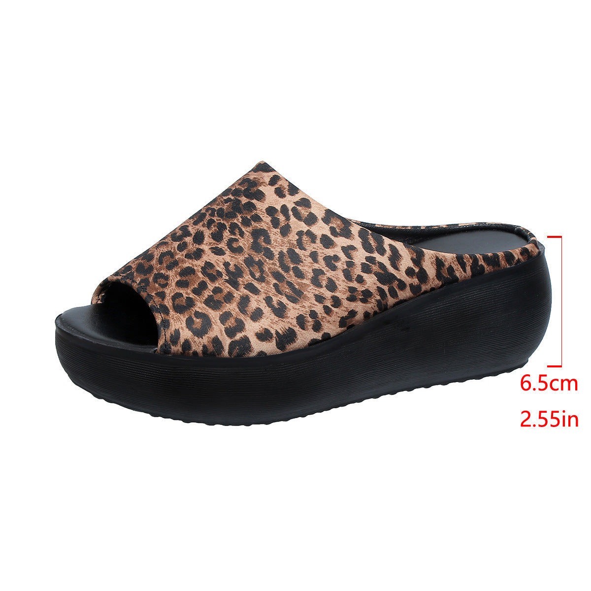 Women's Elowen Peep-Toe Platform Wedge Slide Sandals - Elevated Summer Comfort Slides (US 4-11)