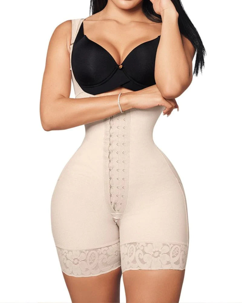 Shapshe® Open Bust Firm Compression Butt Lifter Tummy Control Faja Shapewear - By Qivii
