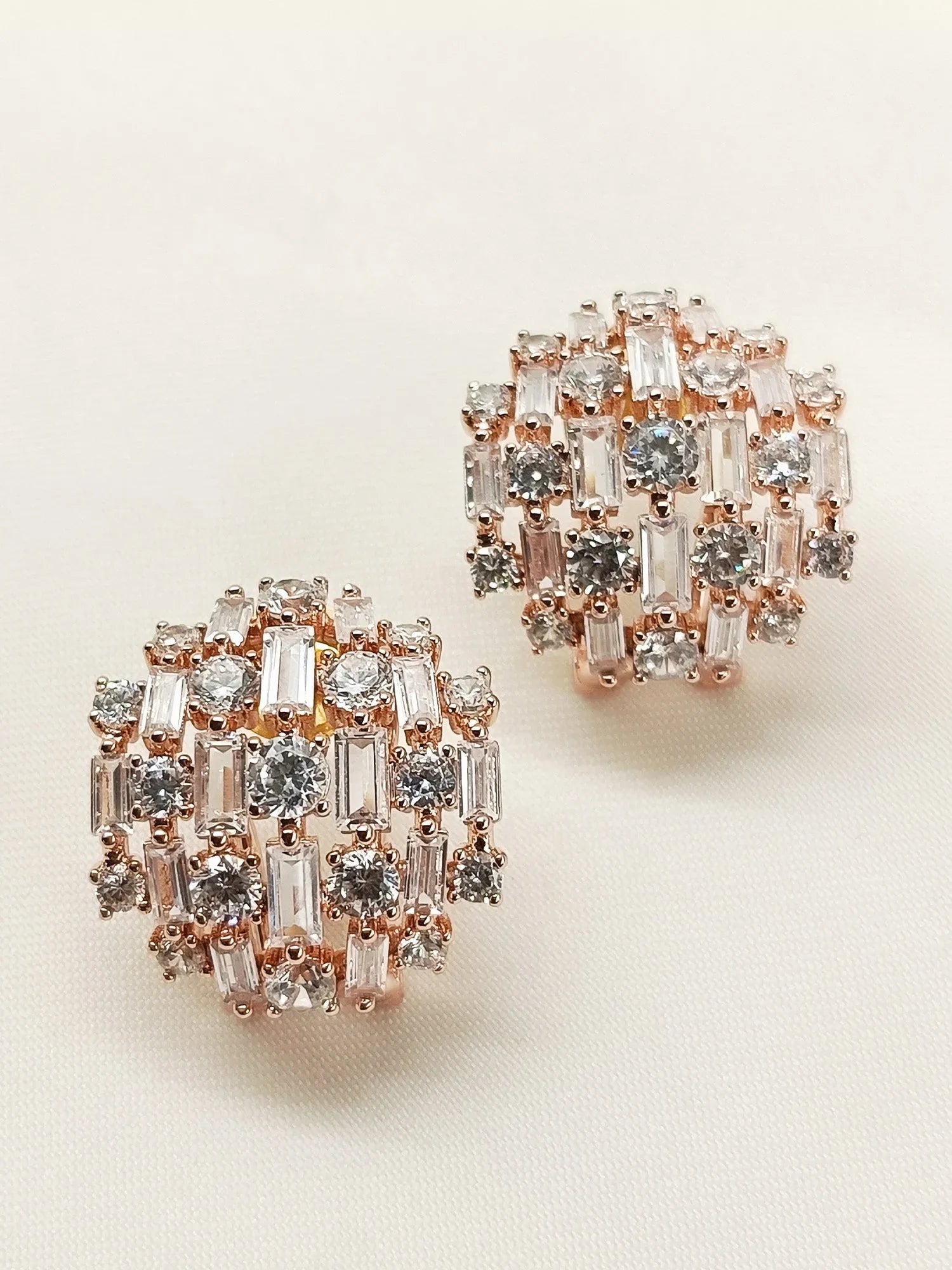 Love White American Diamond Tops