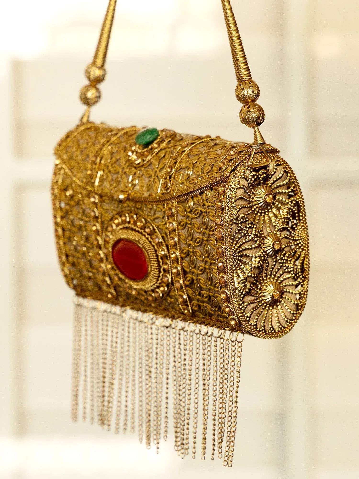 Isla Golden Evening Clutch