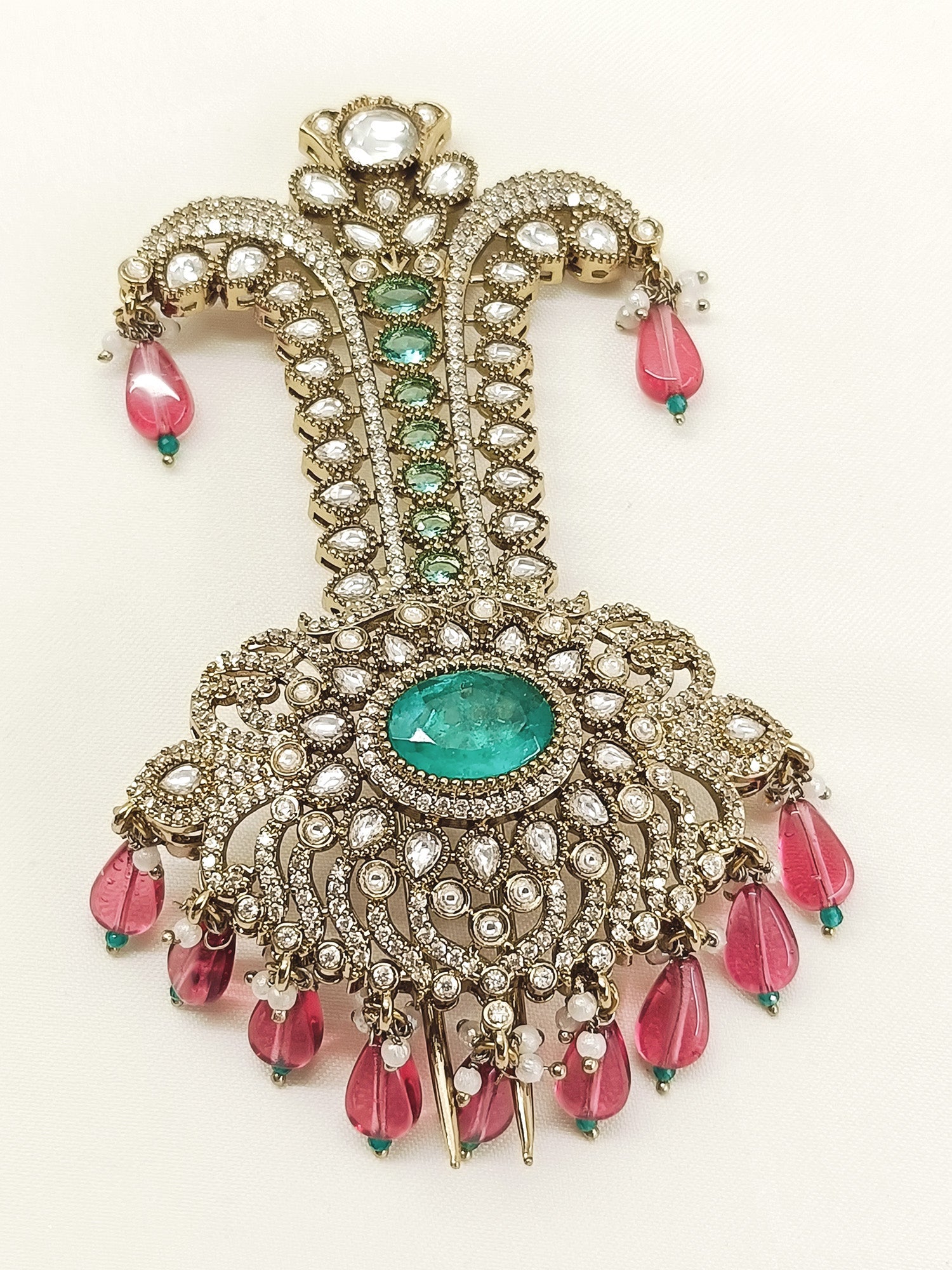 Kavish Mint Green Dulha Kalgi