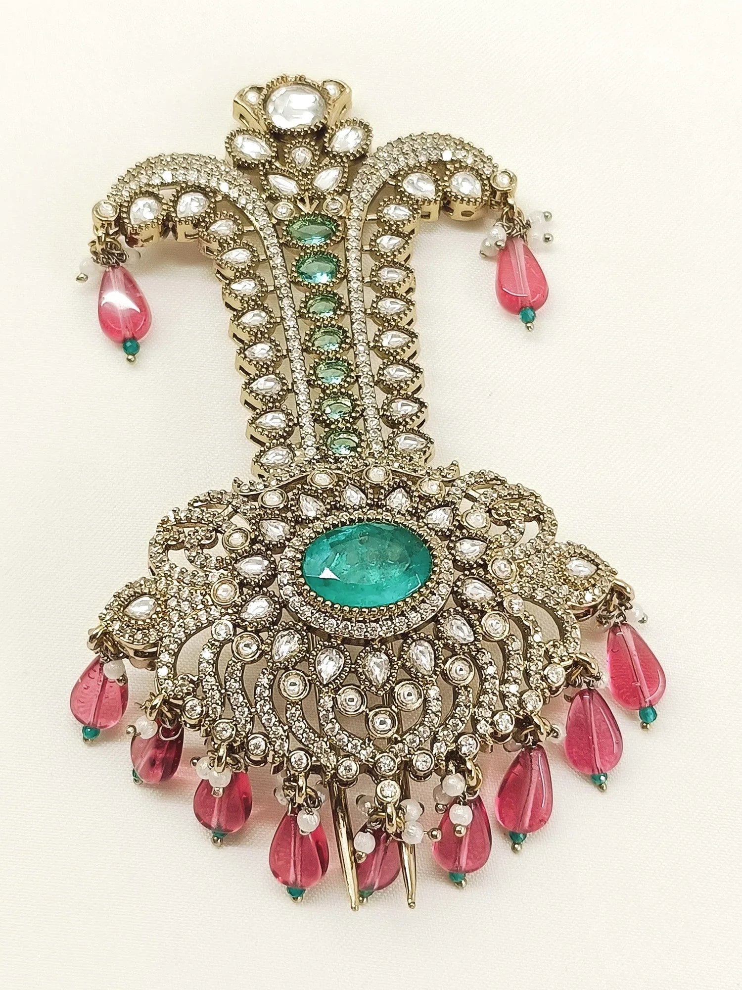 Kavish Mint Green Dulha Kalgi