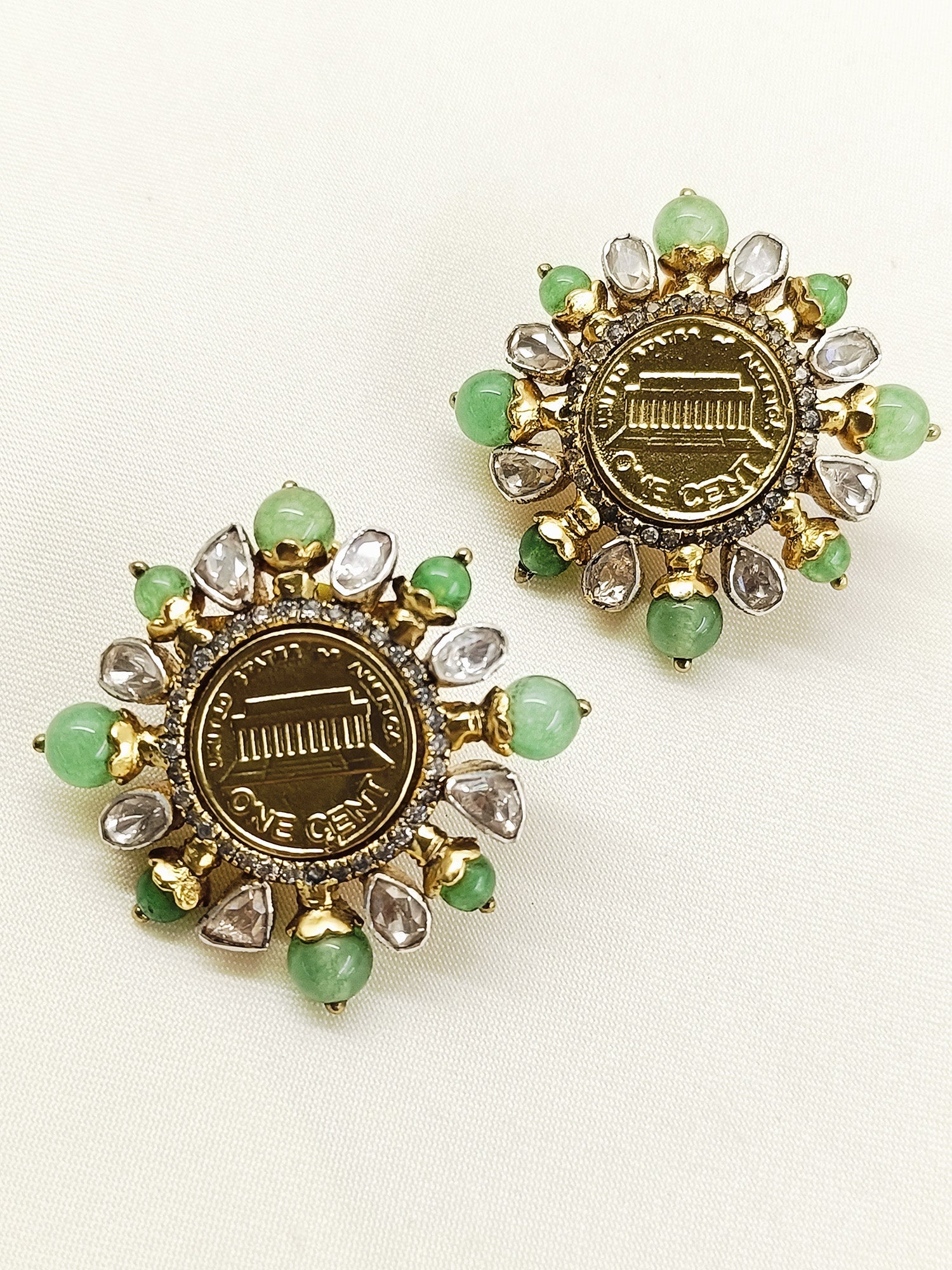 Damayanti 92.5 Silver Moissonite Tops