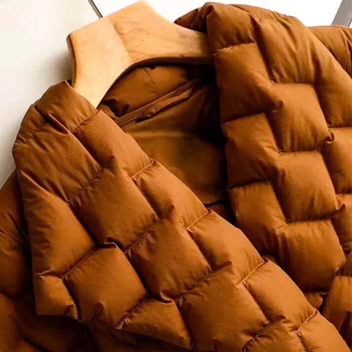 Isabella Quilted Down Coat - By Qivii