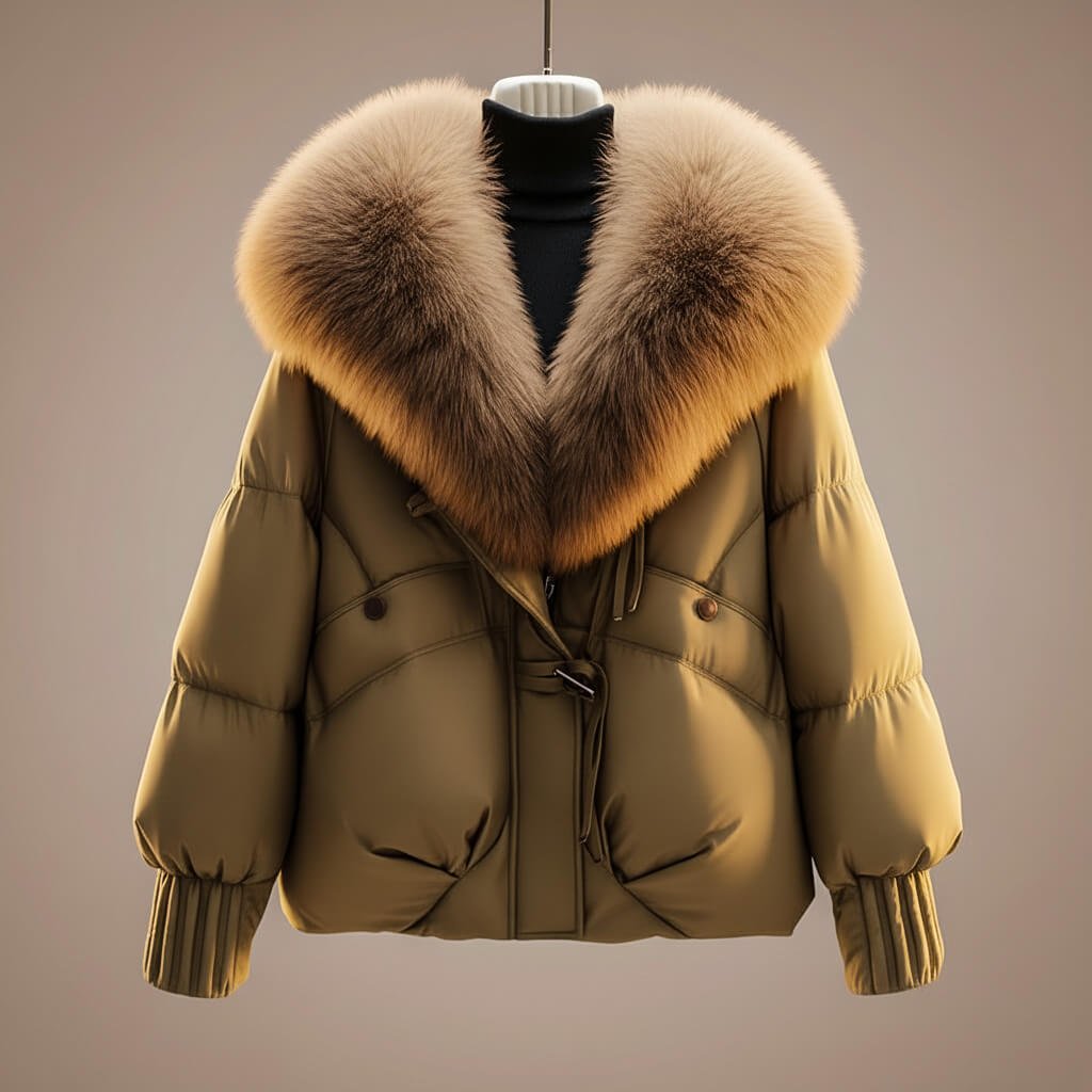 Scarlett Prestige Fur Short Coat - By Qivii