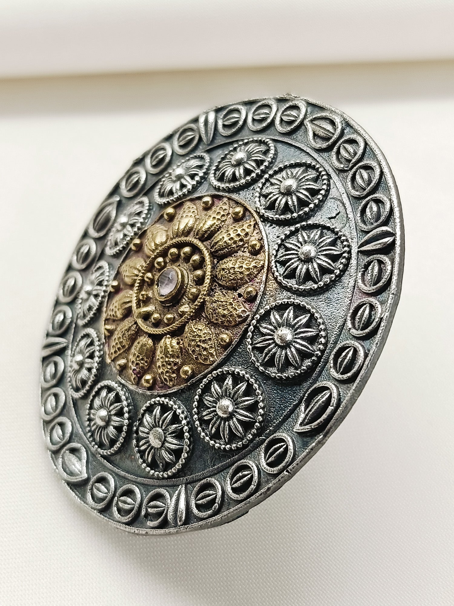 Xiti Baby Pink Oxidized Finger Ring