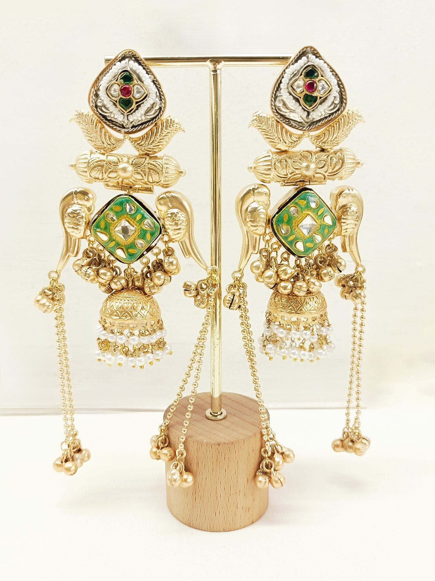 Demira Mint Green Boutique Jhumki