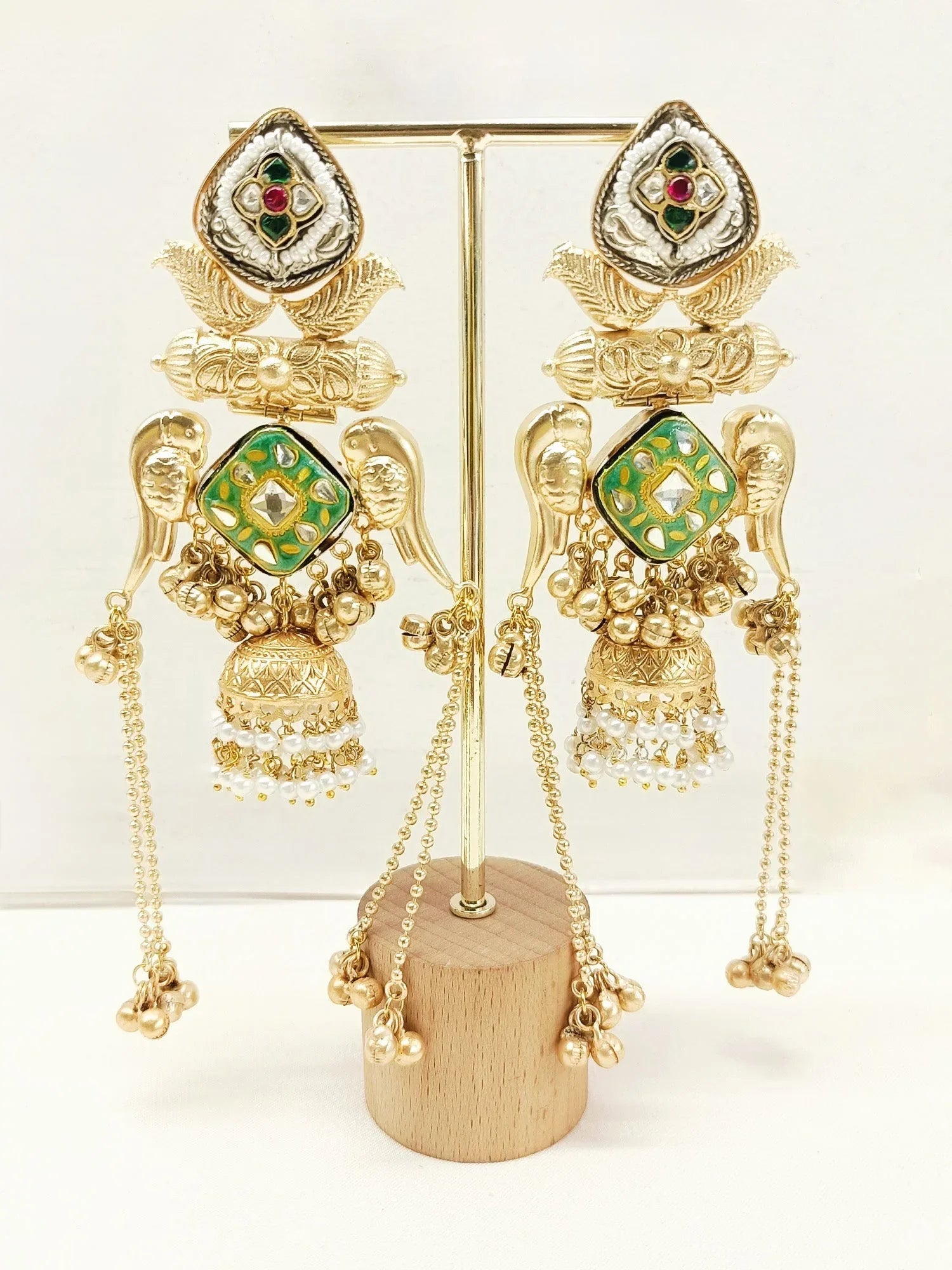 Demira Mint Green Boutique Jhumki