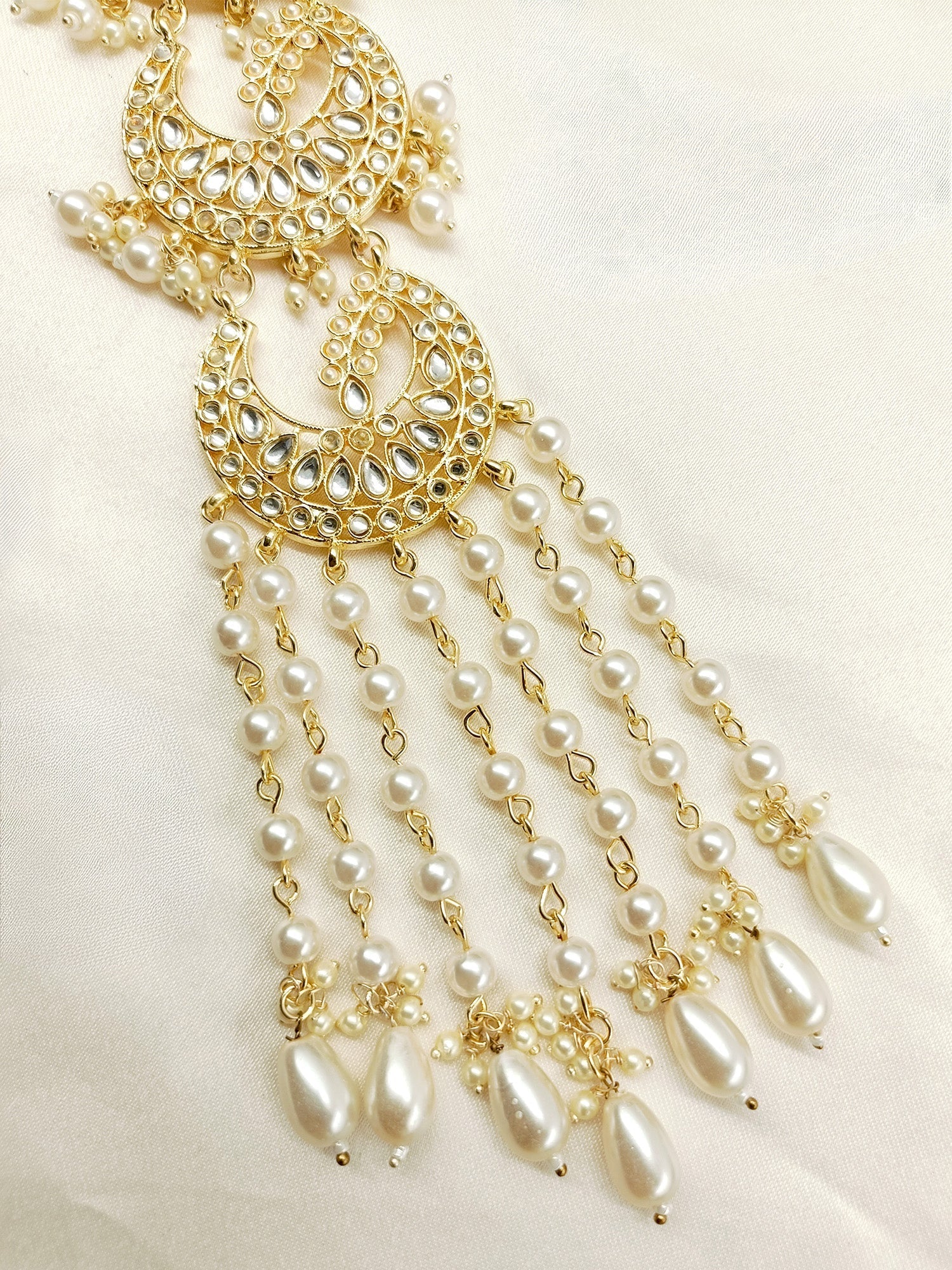 Reya Ceam Braid Accessories In Kundan - qivii