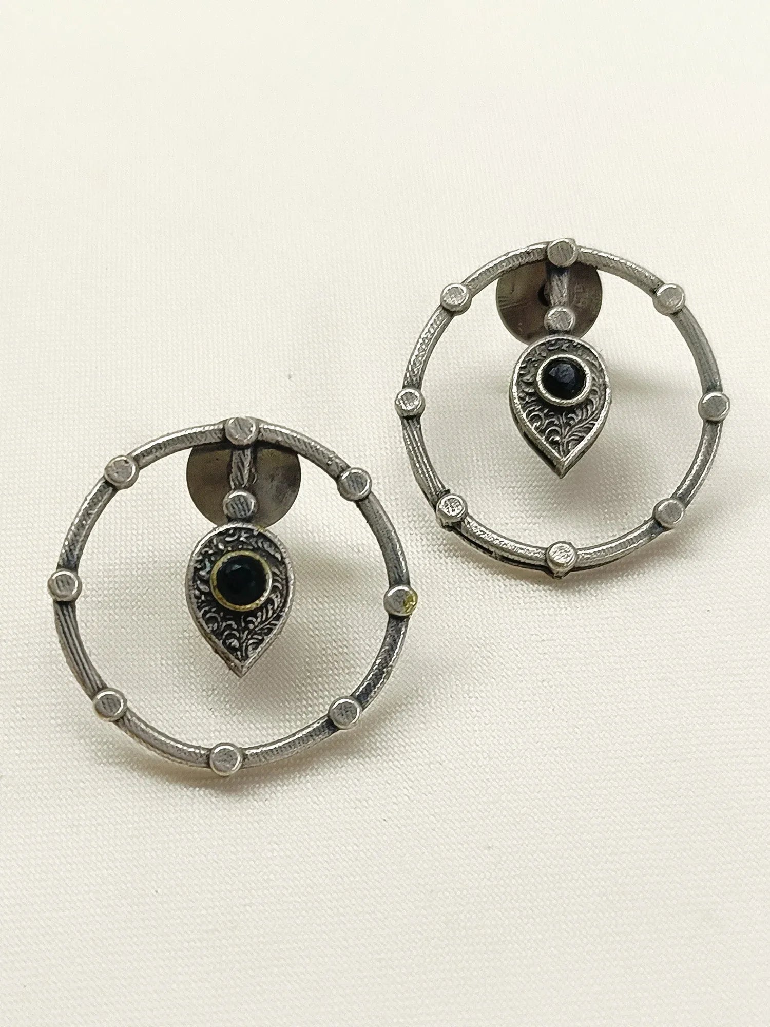 Urisha Black Oxidized Tops