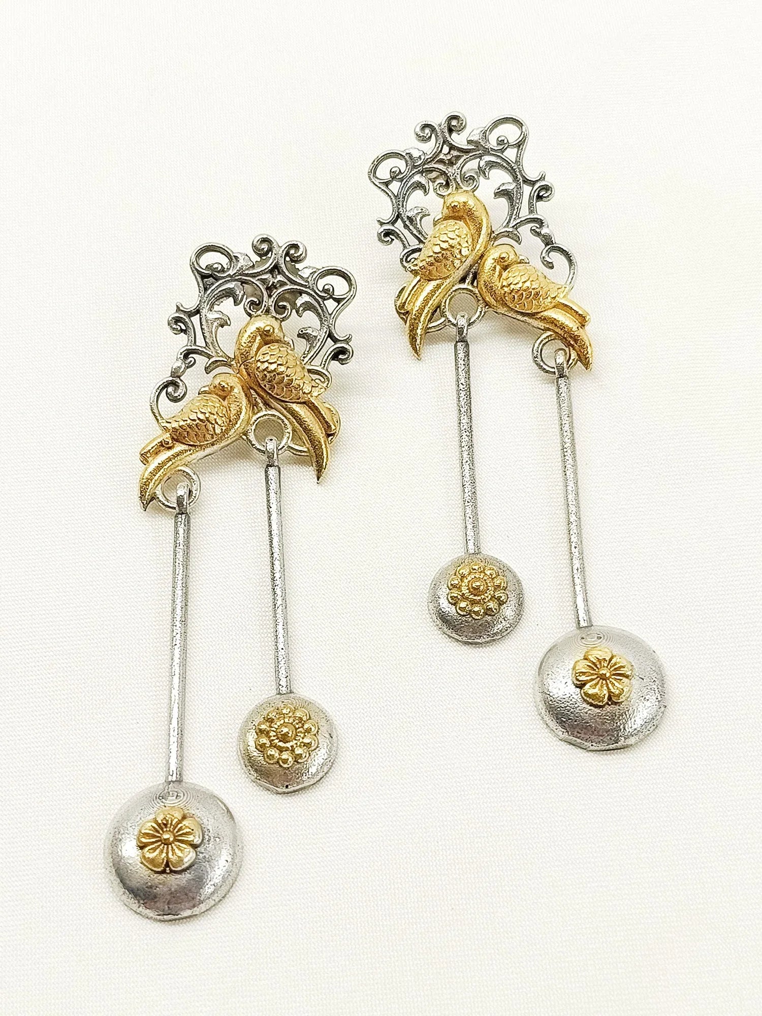 Saani Plain Oxidized Earring