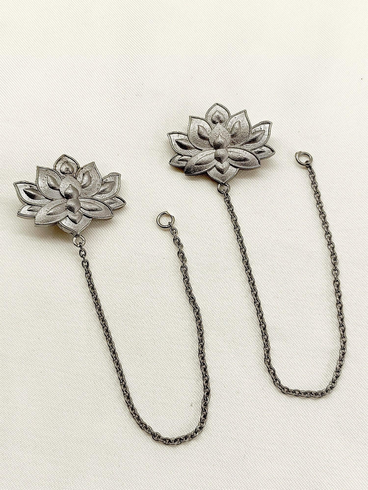 Vyshali Charcoal Boutique Earchain
