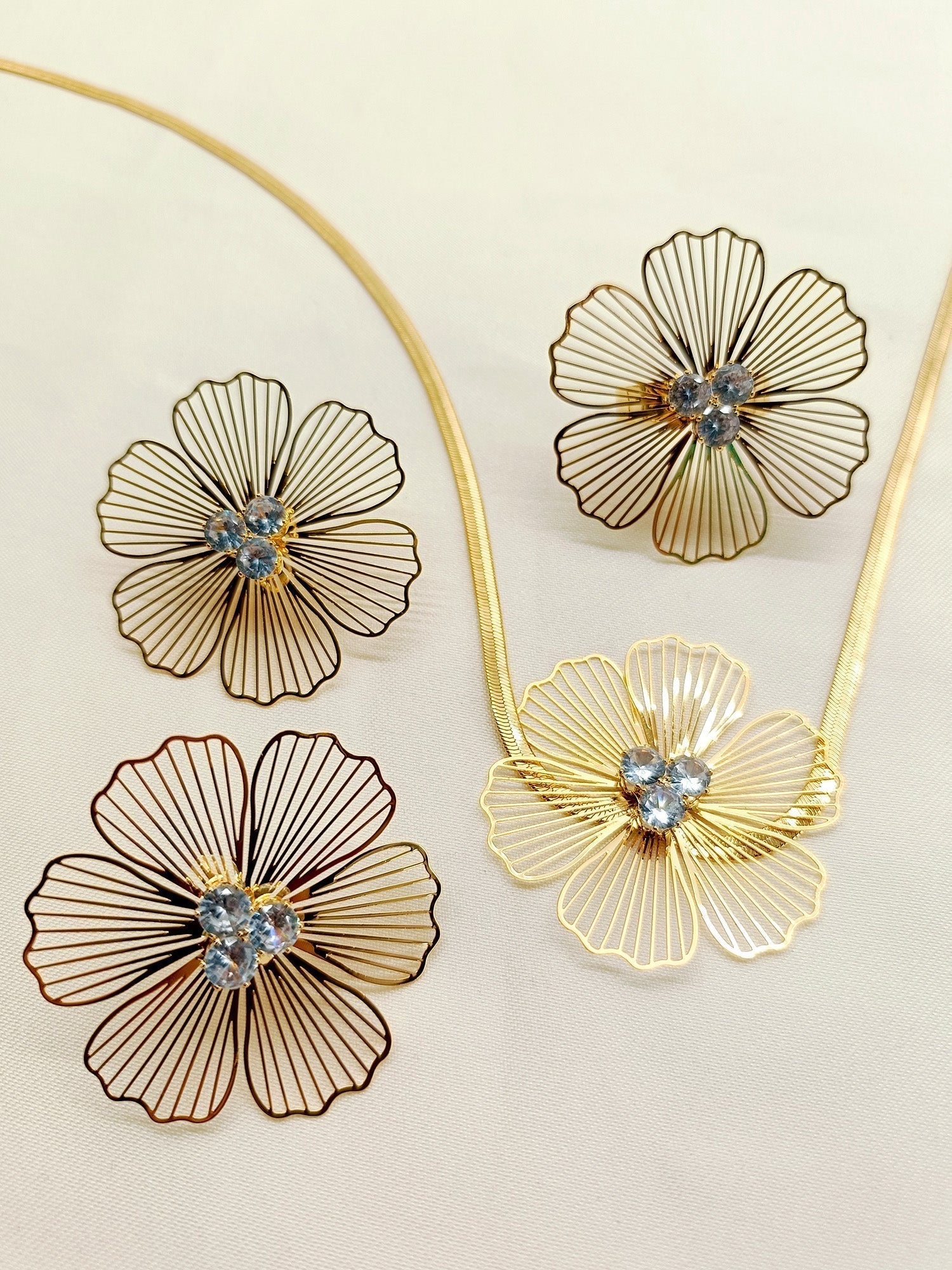 Jera White Western Necklace Set - qivii