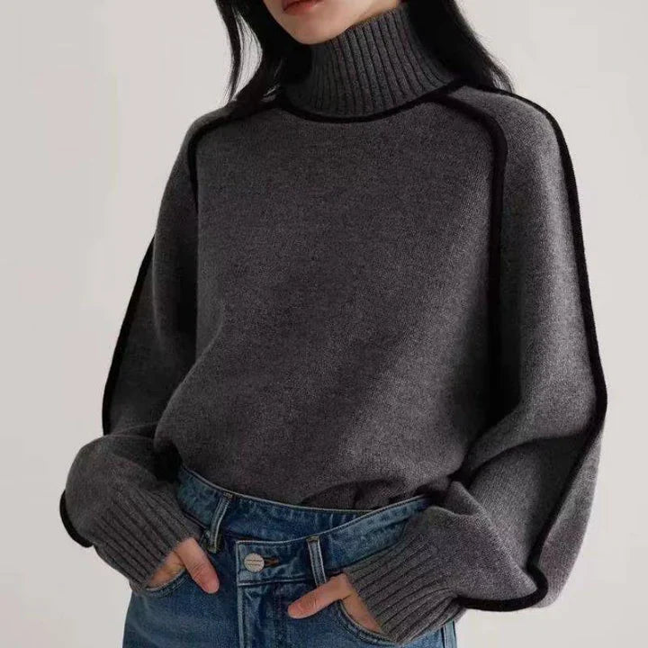 Anabella Couture Cashmere Turtleneck - By Qivii