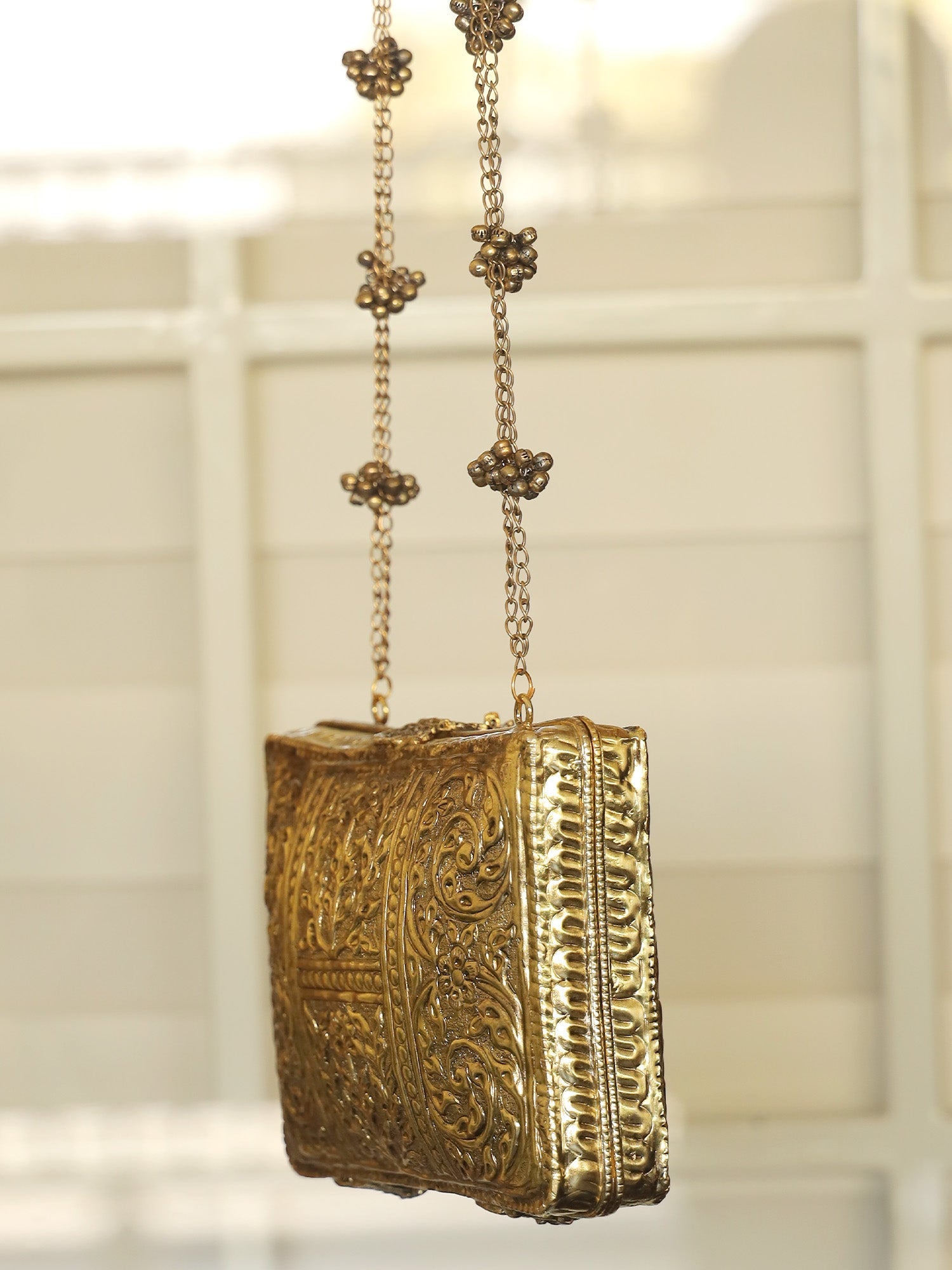 Aiva Golden Evening Clutch