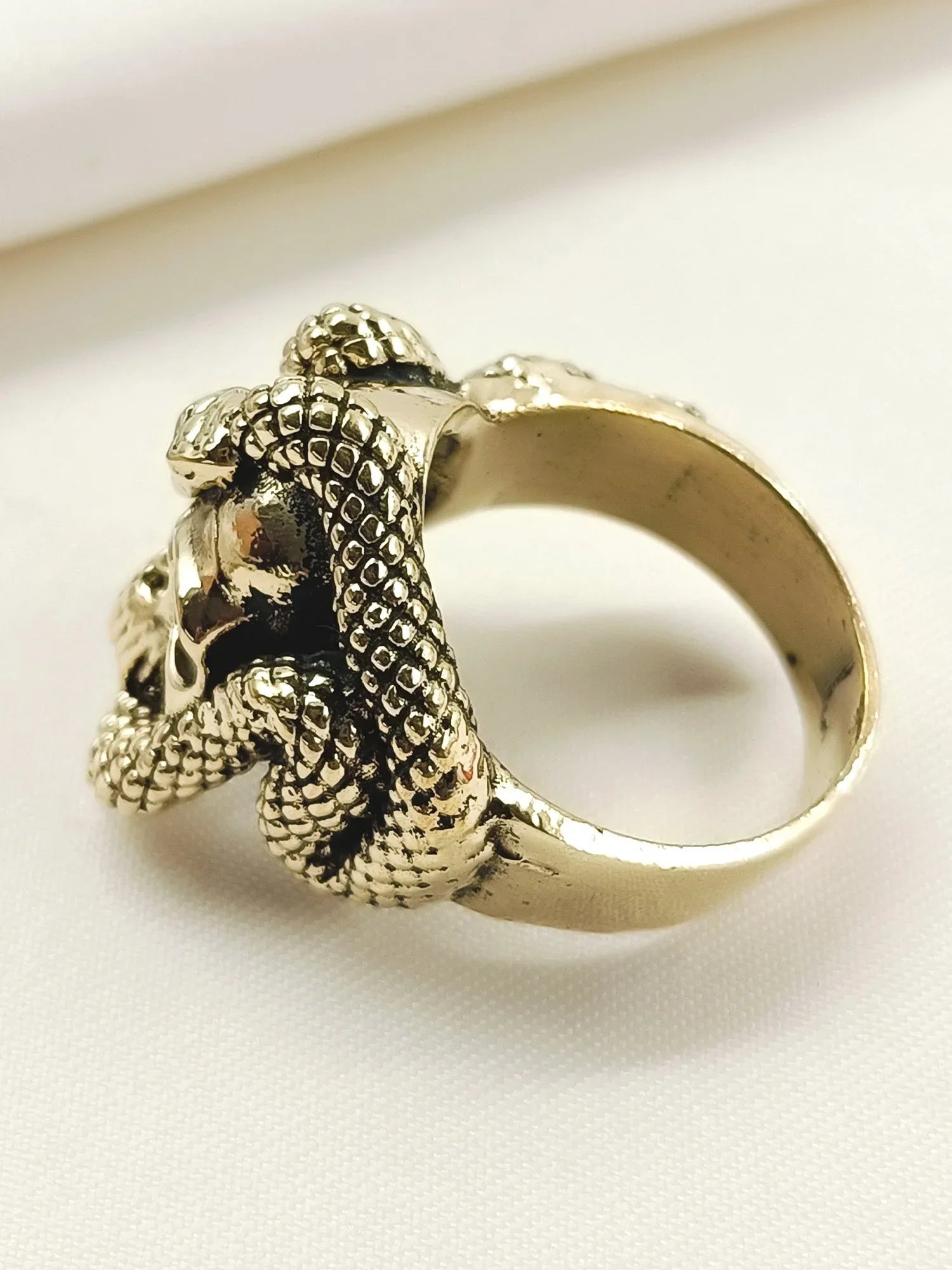 Adeine Golden Western Finger Ring