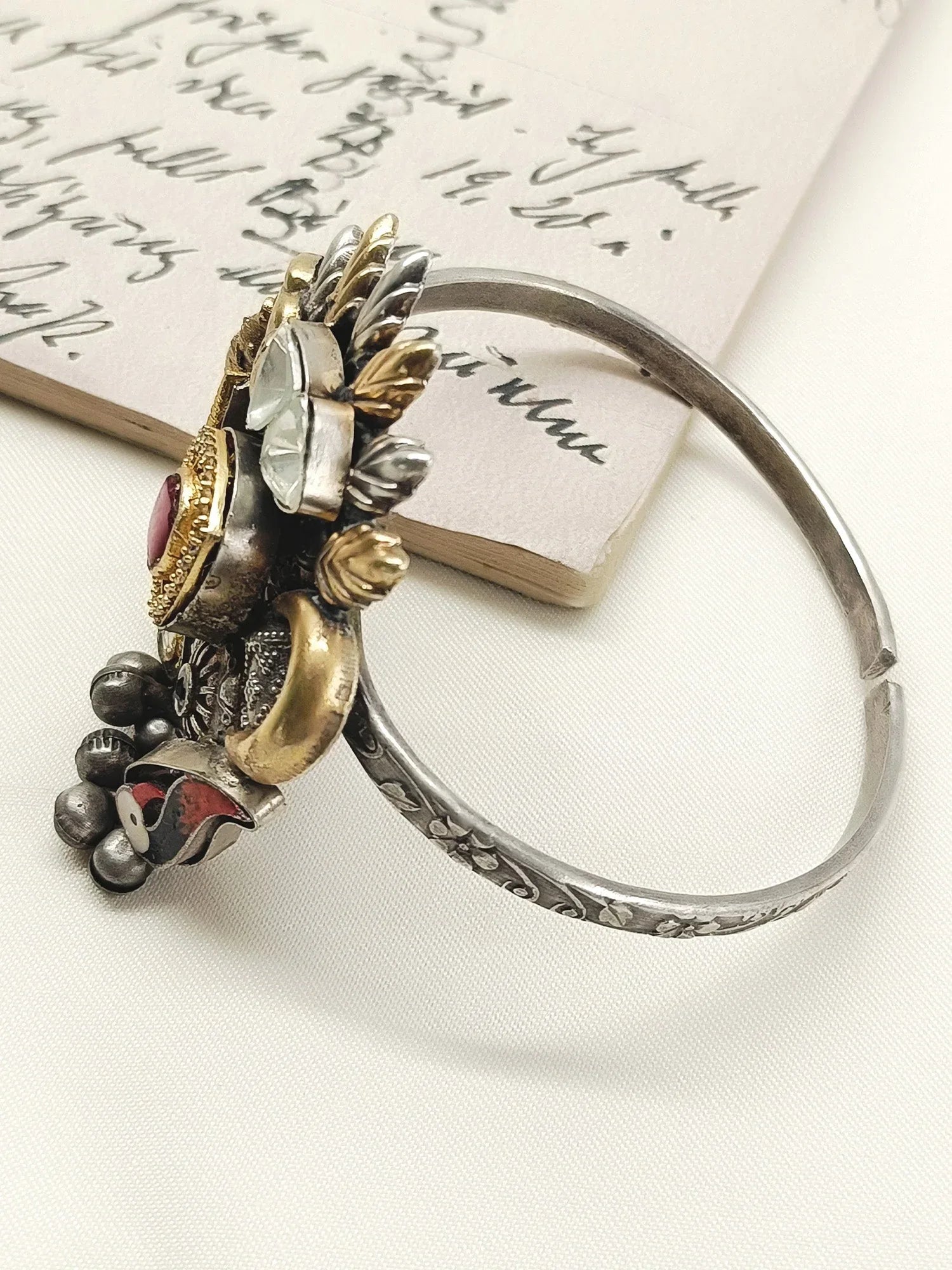 Prarthana Multi Colour Oxidized Bracelet