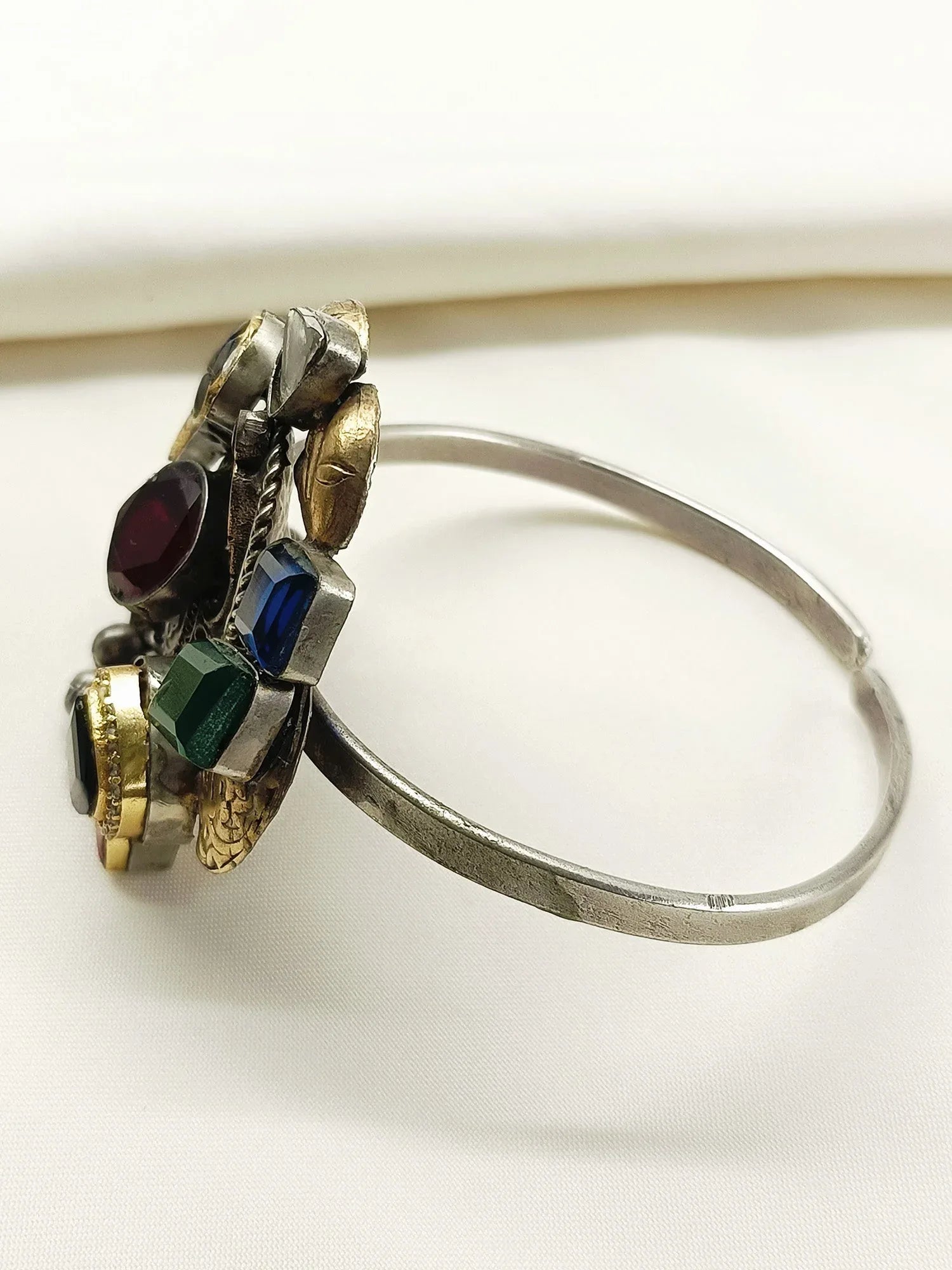 Denise Multi Colour Oxidized Bracelet
