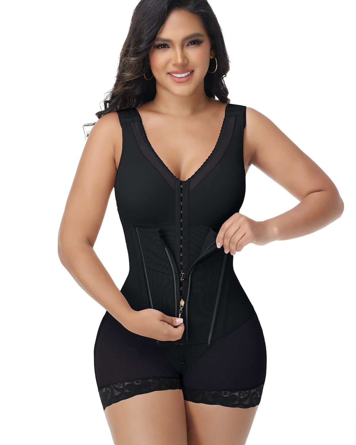 Shapshe® Fajas Colombianas Hourglass Double Control Body Shaper