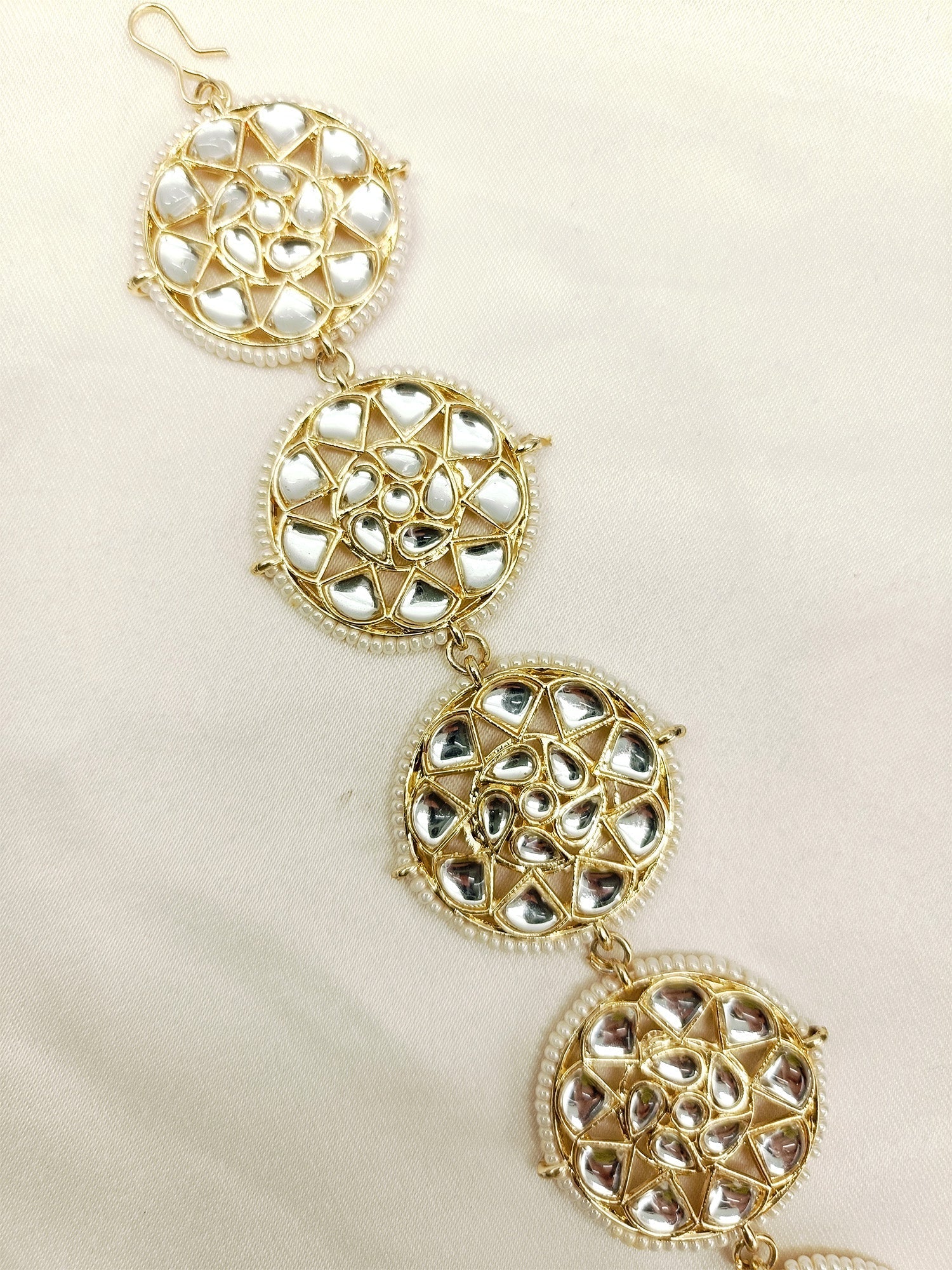 Namrat Ceam Braid Accessories In Kundan - qivii