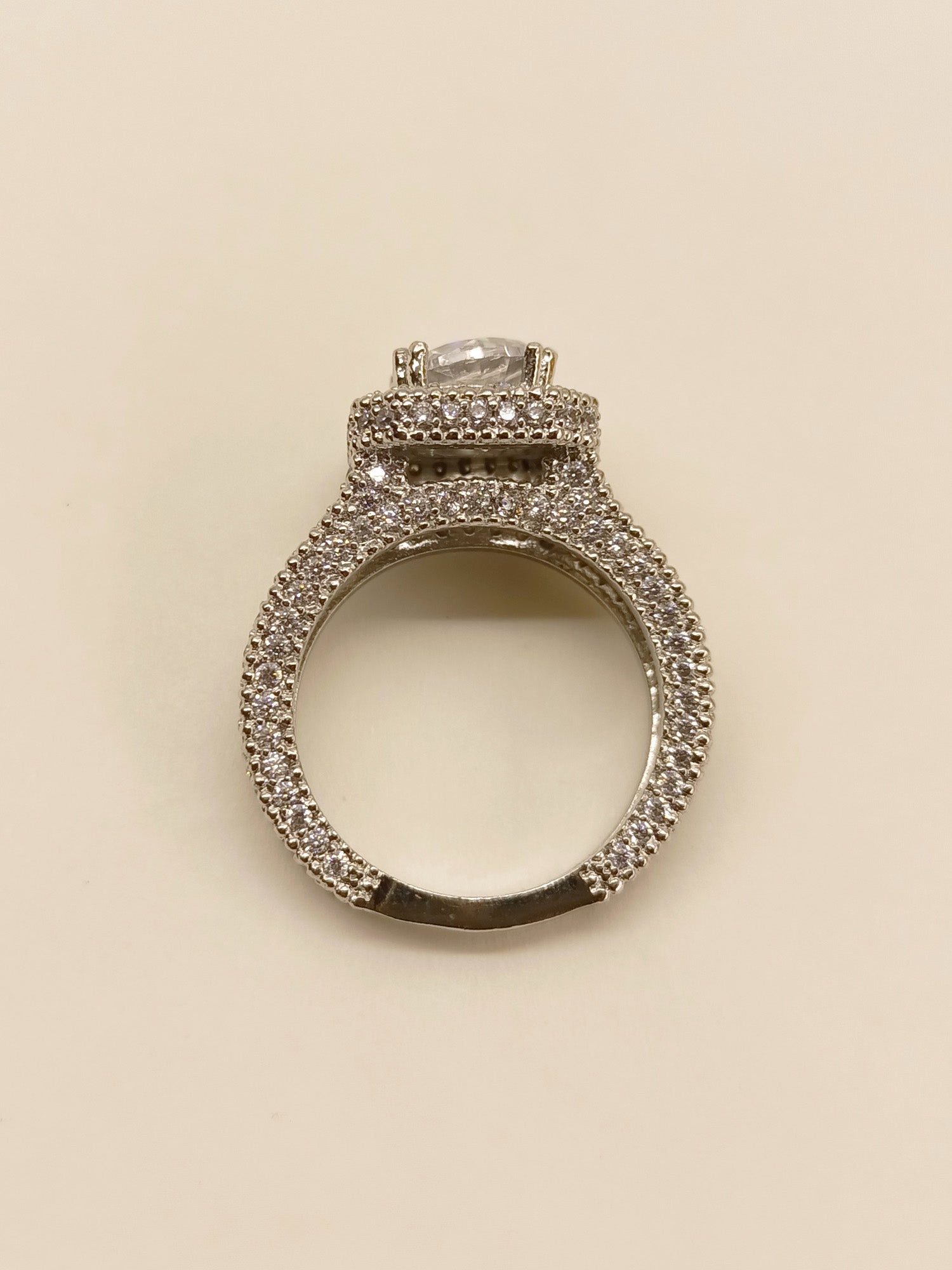 Shabnam American Diamond Finger Ring - qivii