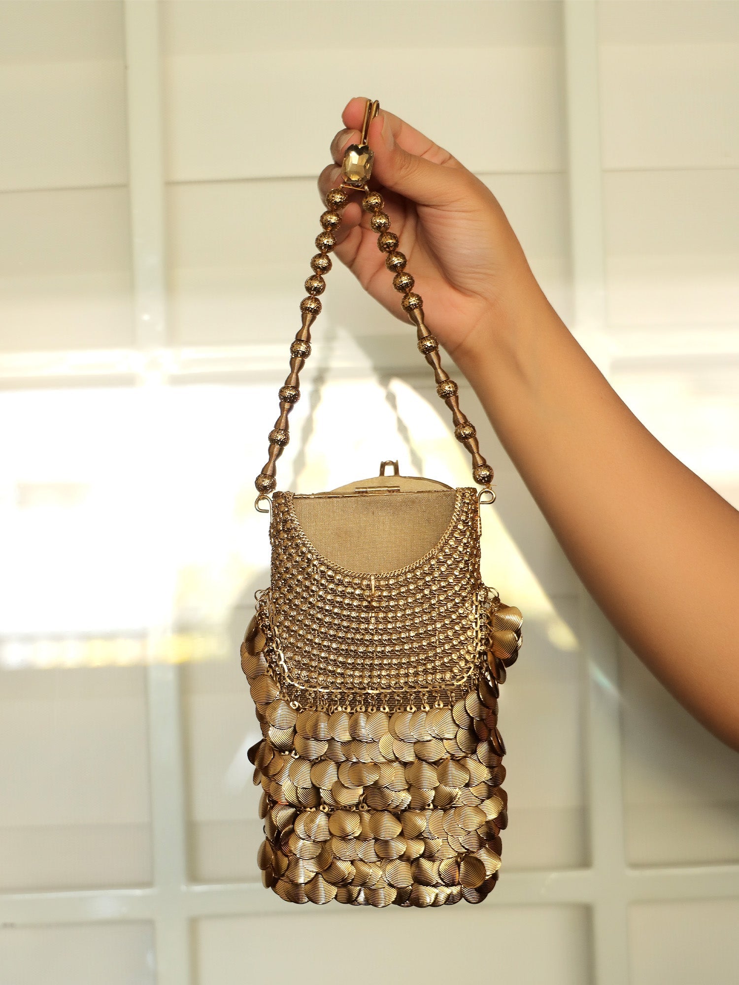 Pranlie Golden Mobile Pouch - qivii