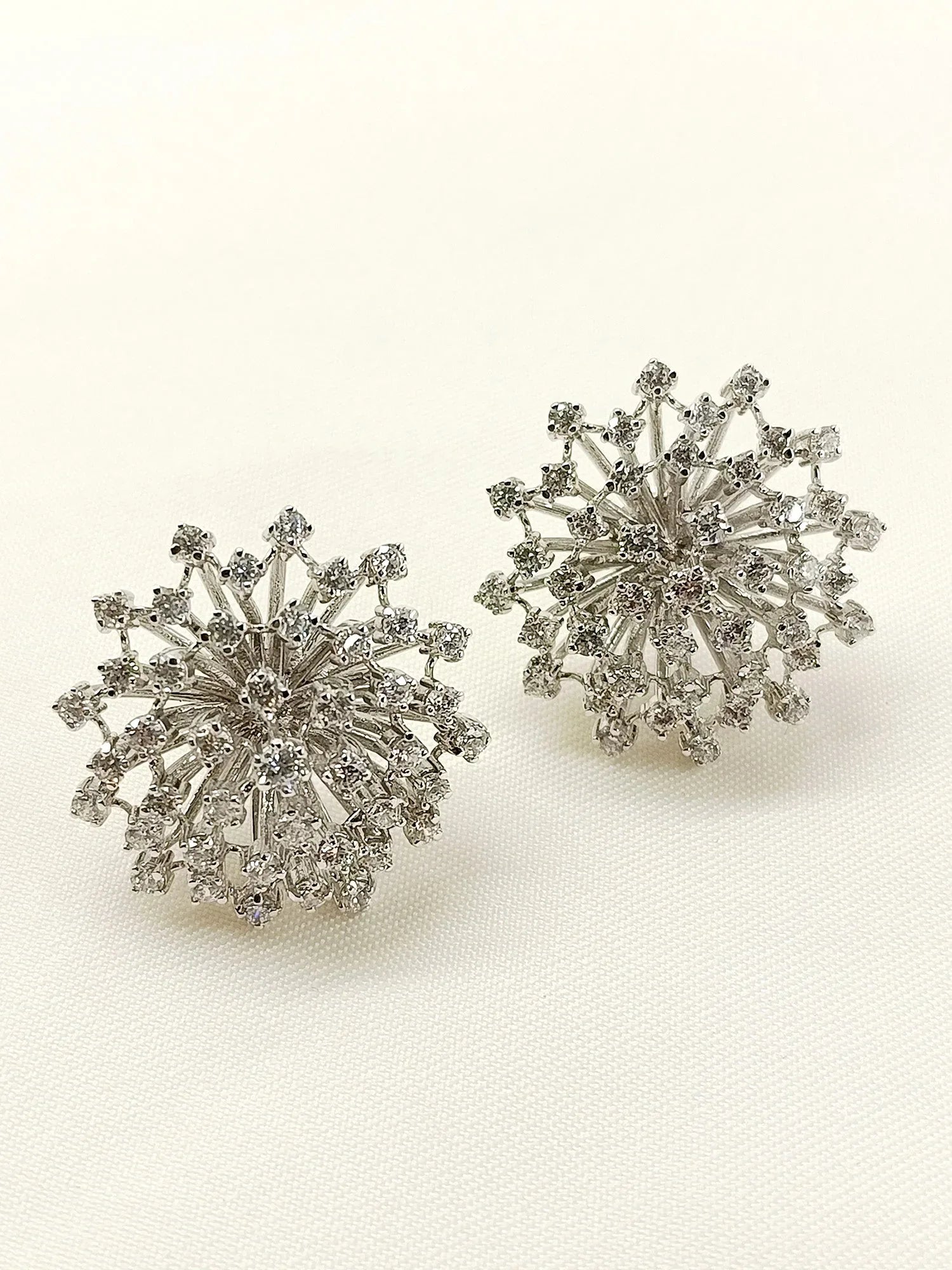 Priyal 92.5 Silver Swarovski Stone Tops