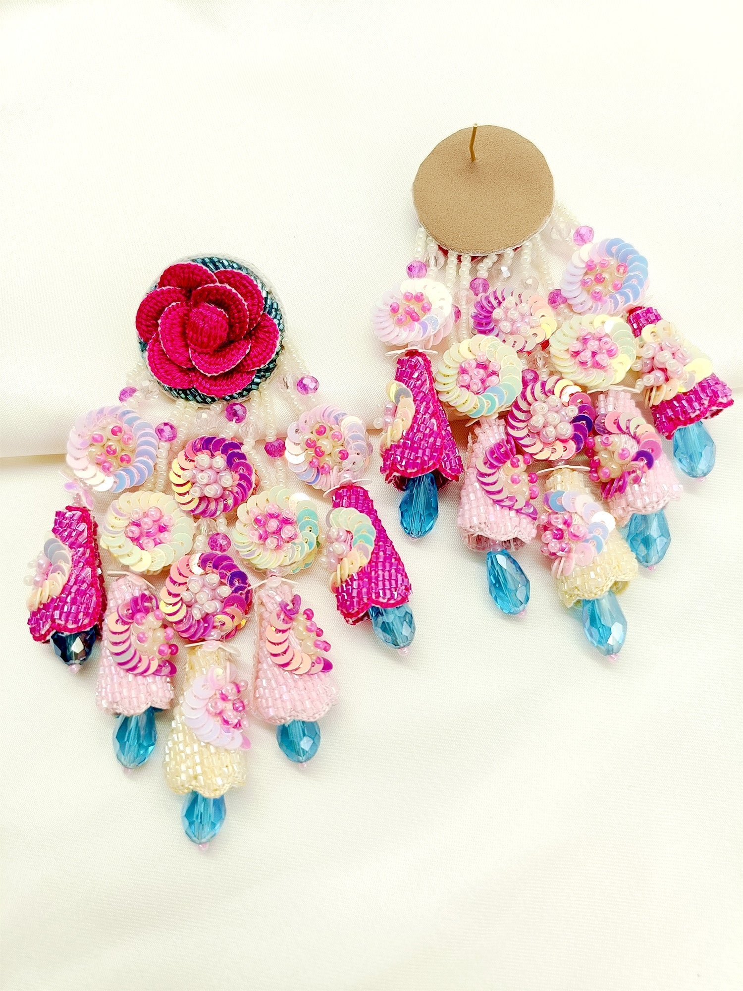 Fizana Multi Colour Handmade Earrings - qivii