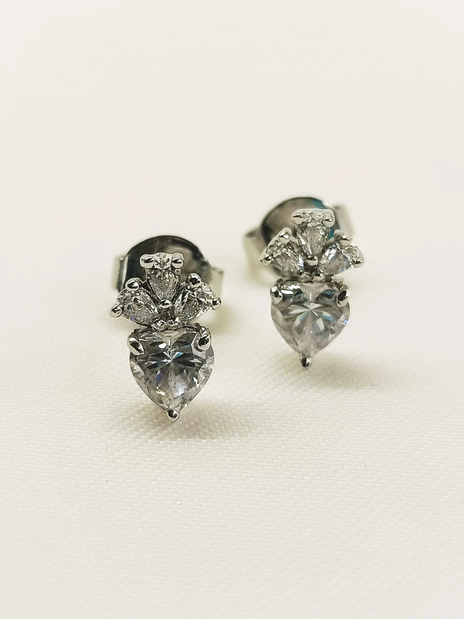 Nayanika 92.5 Silver Swarovski Stone Tops