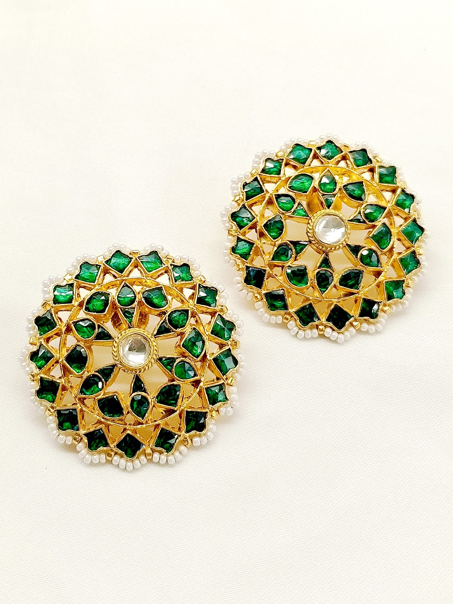 Citra Green kundan Tops