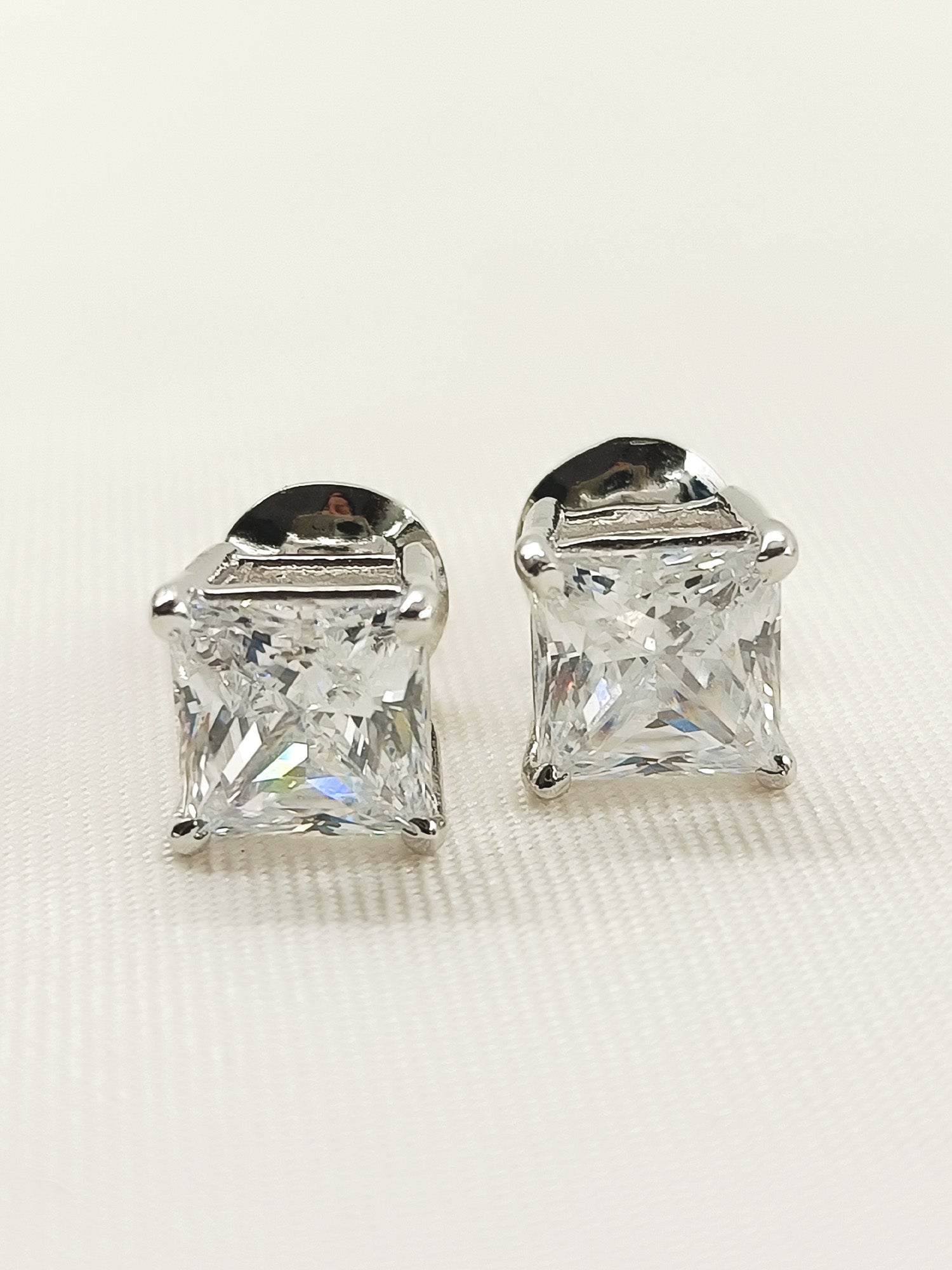 Anshika 92.5 Silver Swarovski Stone Tops