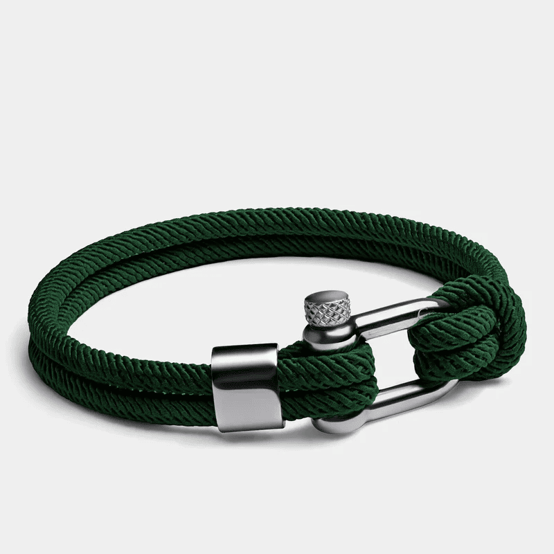 Green Rope Bracelet Malibu - By Qivii