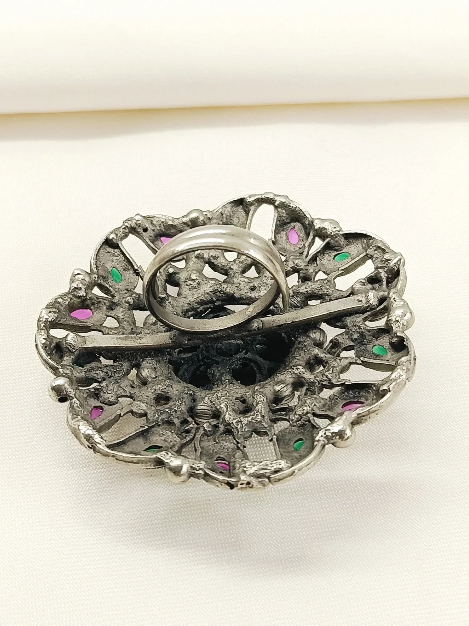 Dax R&G Oxidized Finger Ring
