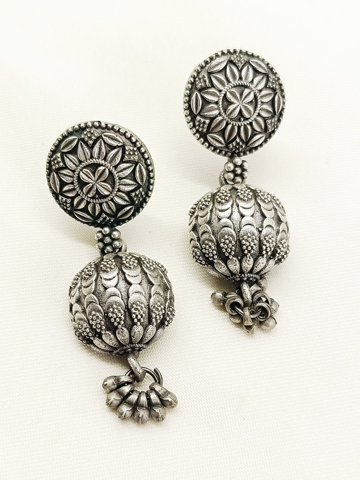 Banhi Plain Oxidized Earring