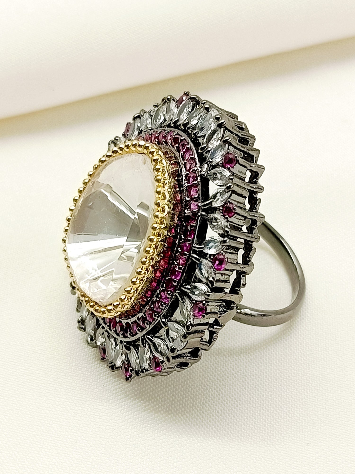 Paraman Ruby Victorian Finger Ring