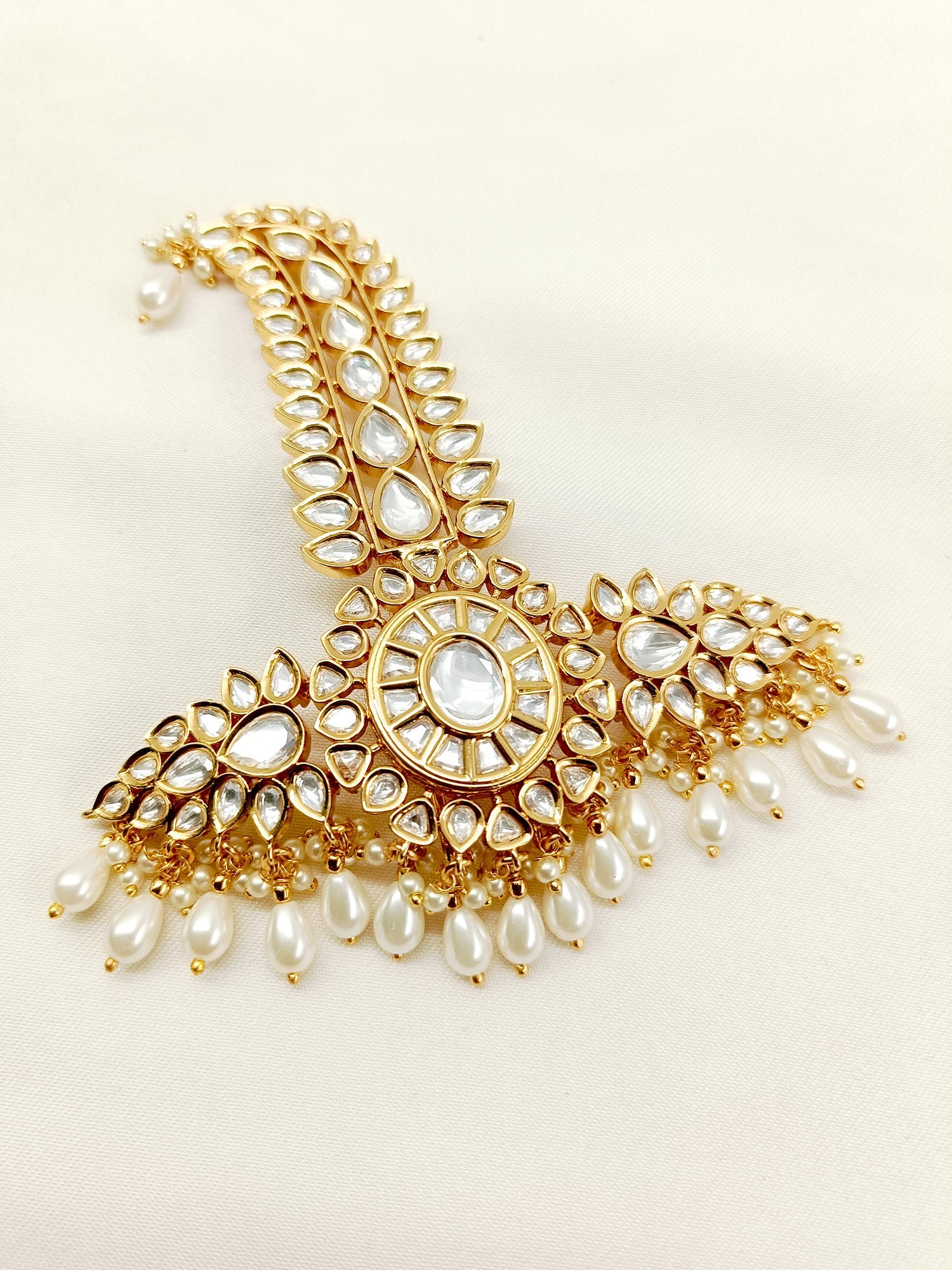 Veer White Kundan Dulha Kalgi