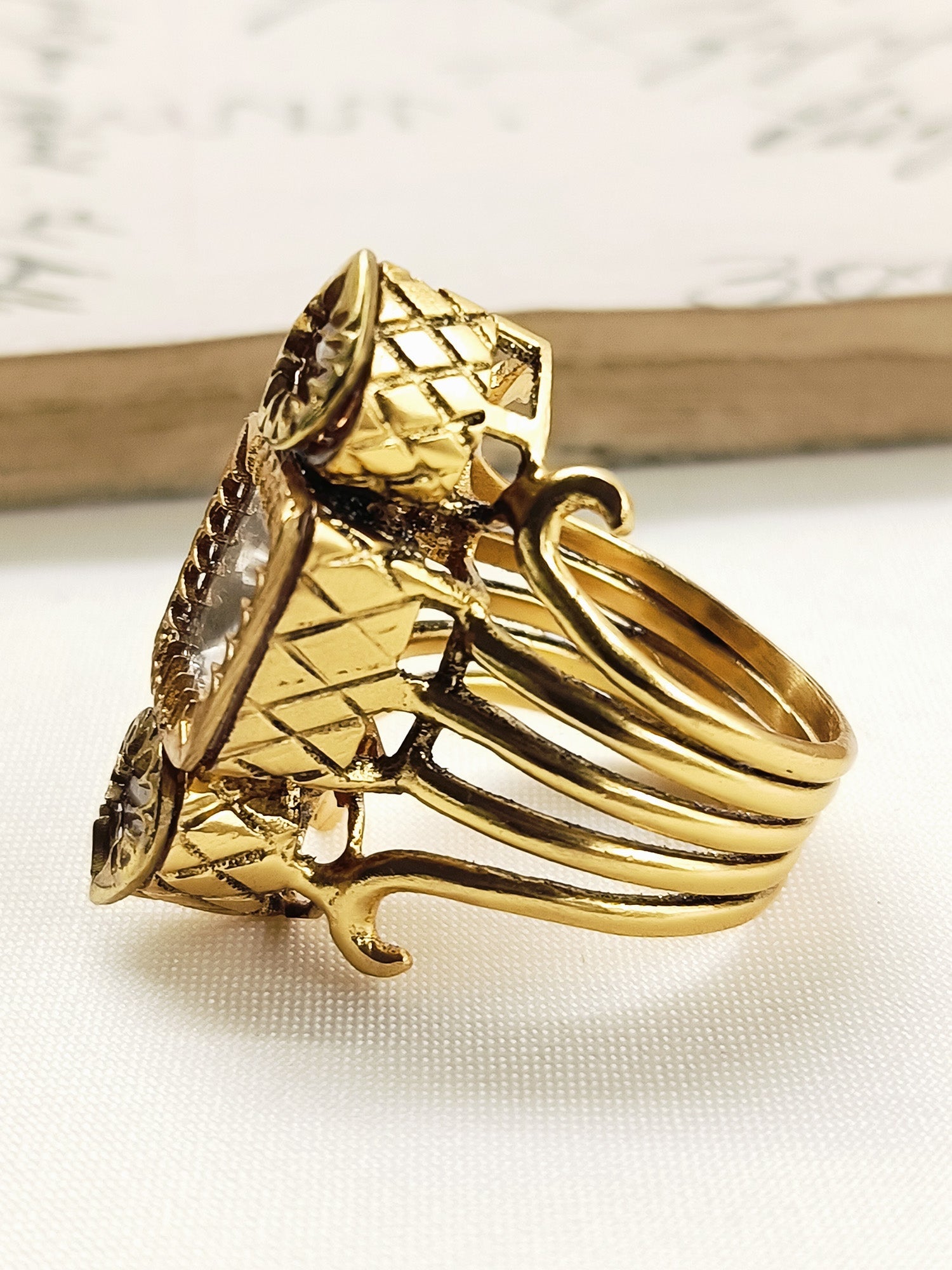 Aiyana 92.5 Silver Moissonite Finger Ring