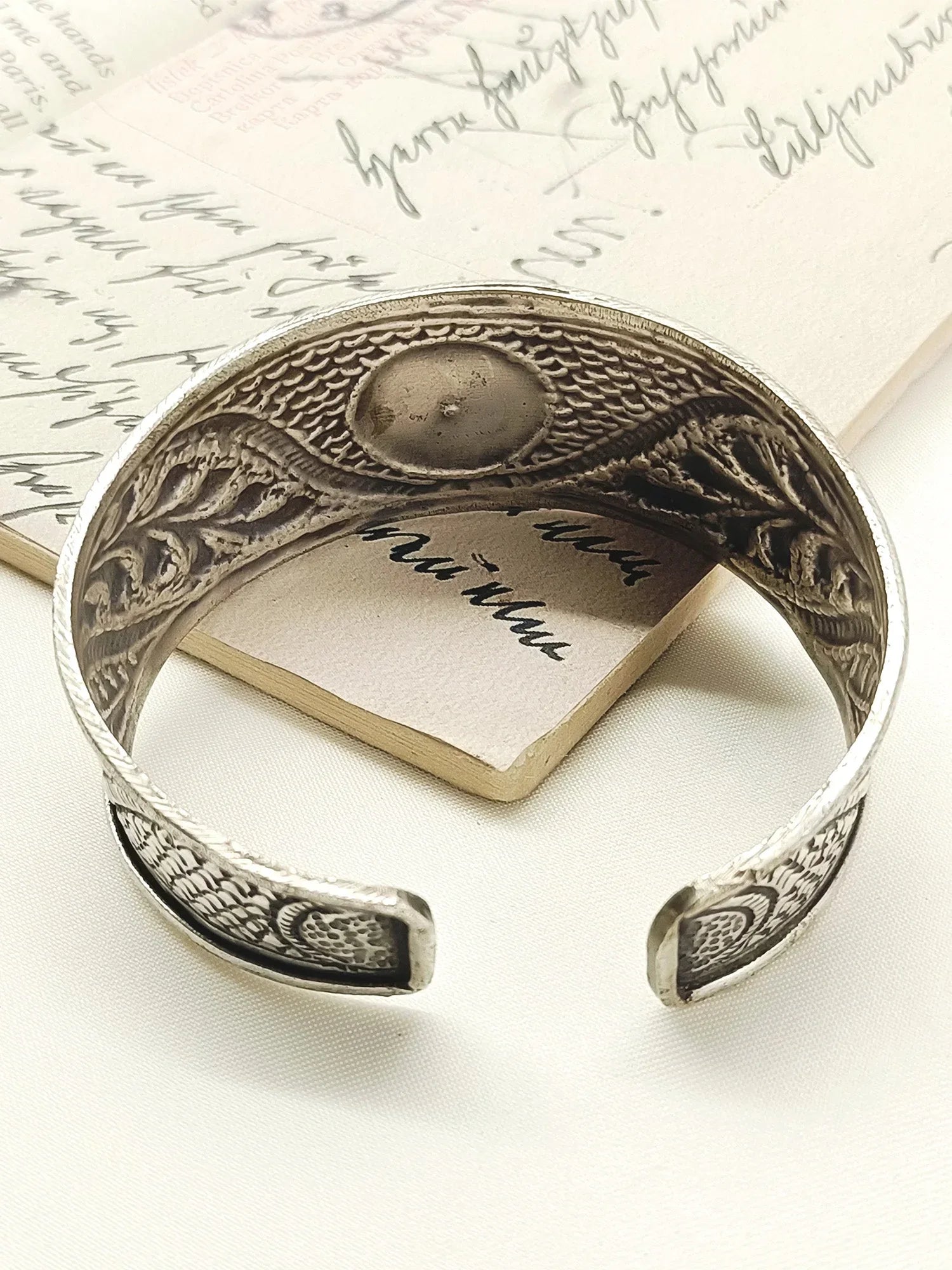 Valkyrie Grey Oxidized Bracelet