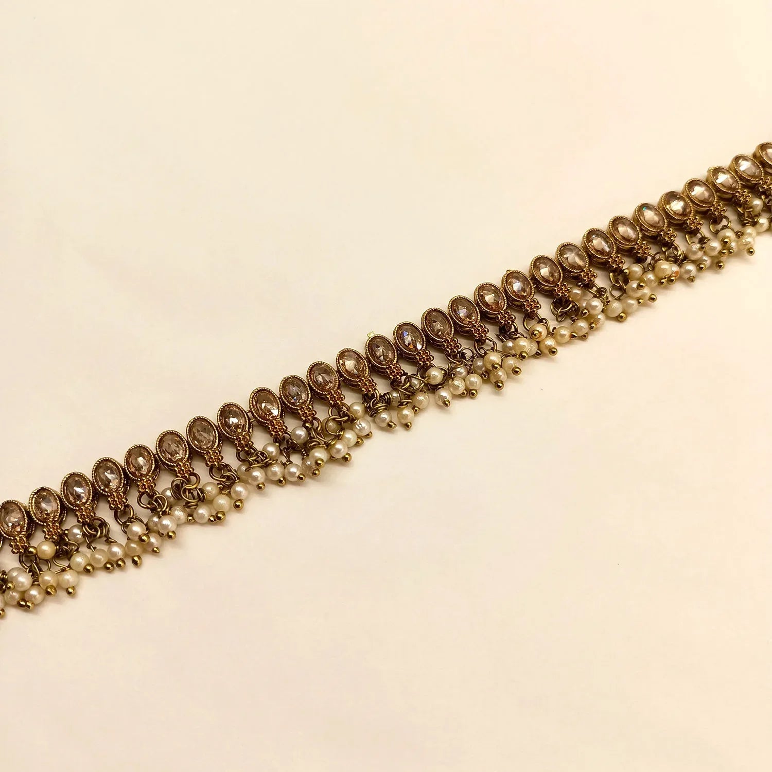 Shanu Copper Polki Delicate Waist Belt/kamar Bandh