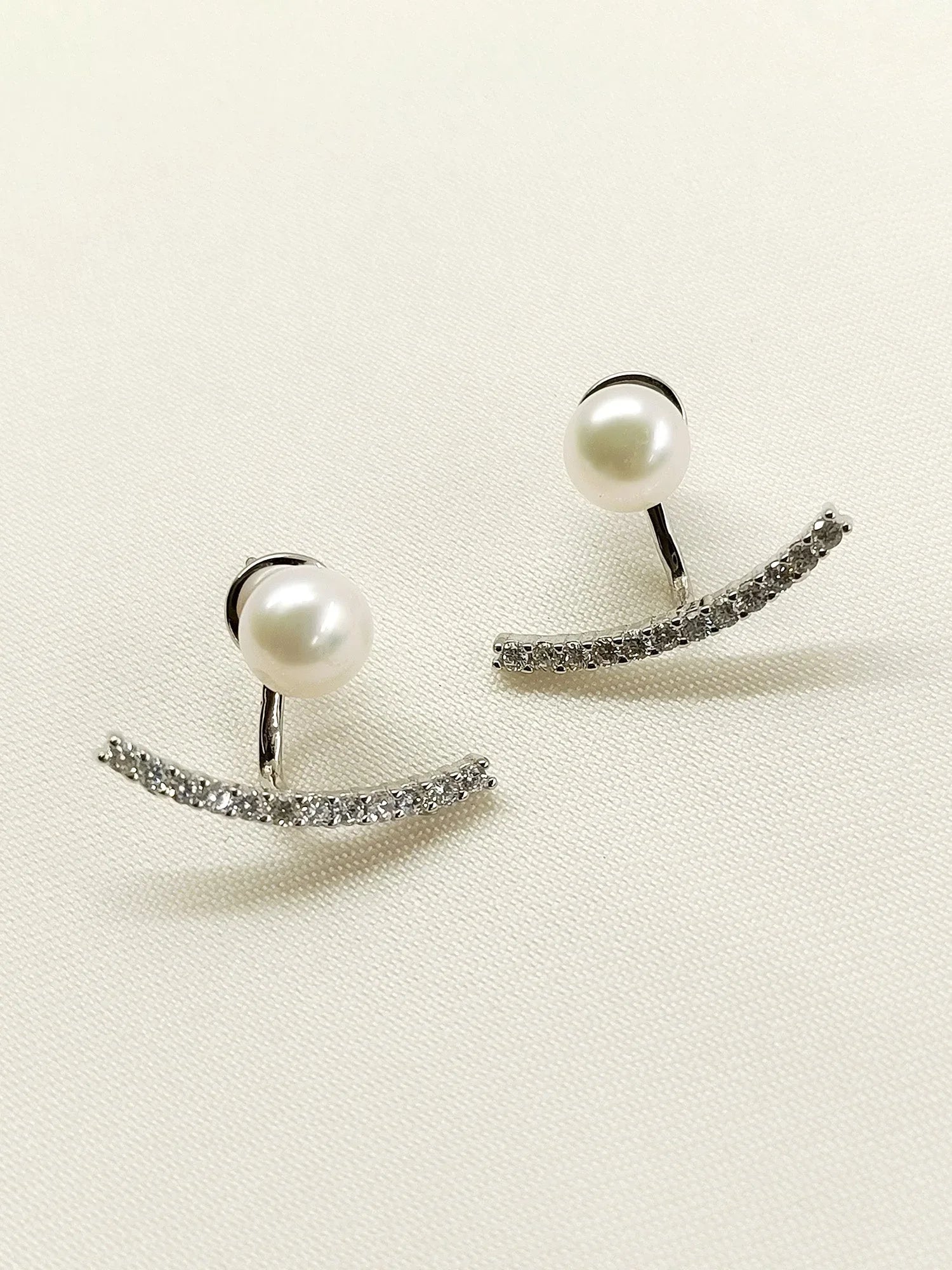 Parinaaz 92.5 Silver Swarovski Stone Tops