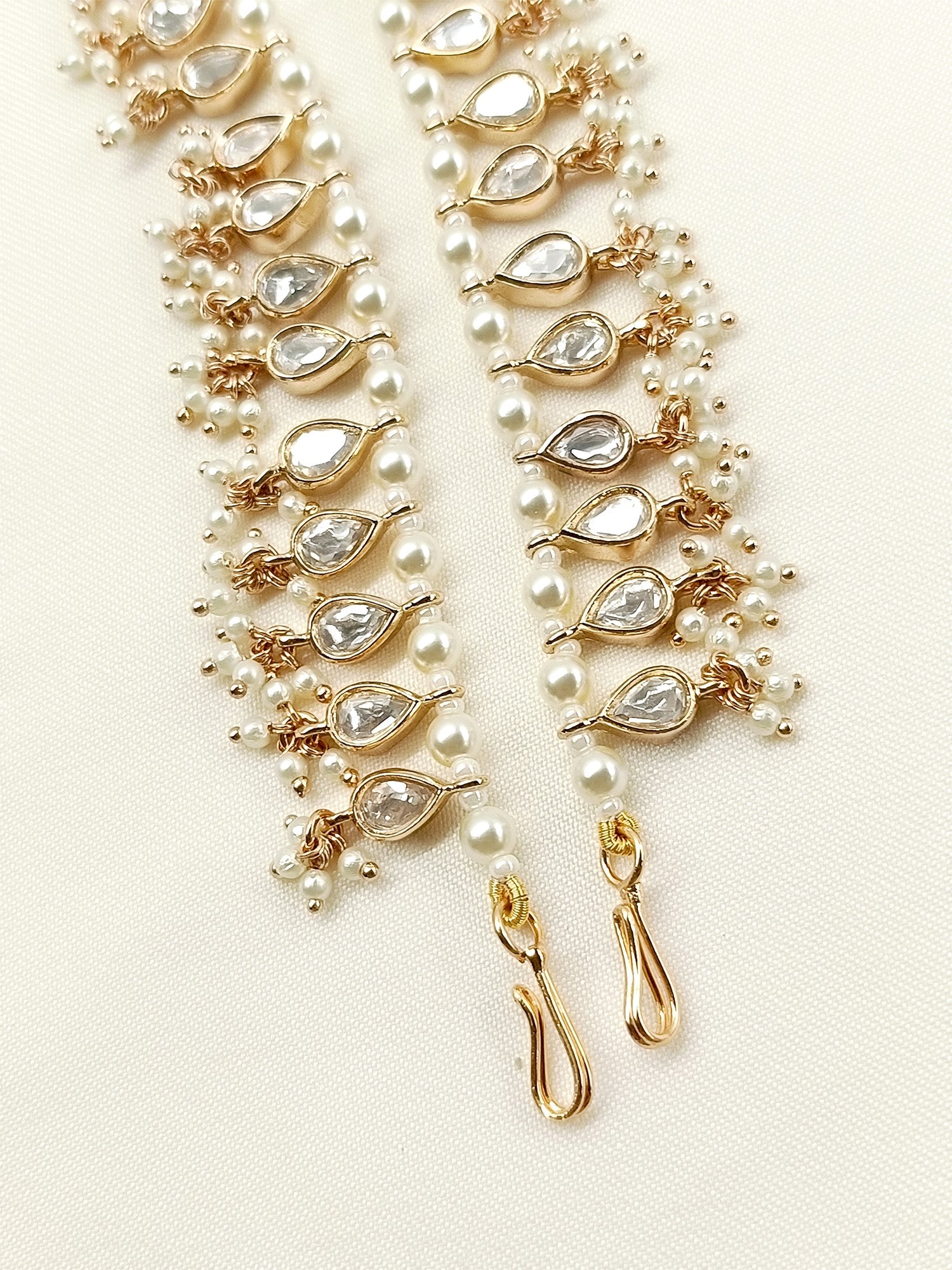 Angelica White Traditional Ear Chain