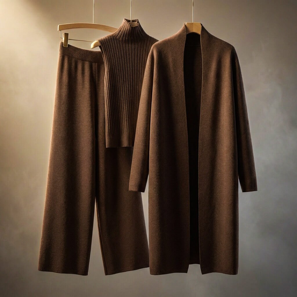 Ariana Prestige Virgin Wool Set - By Qivii