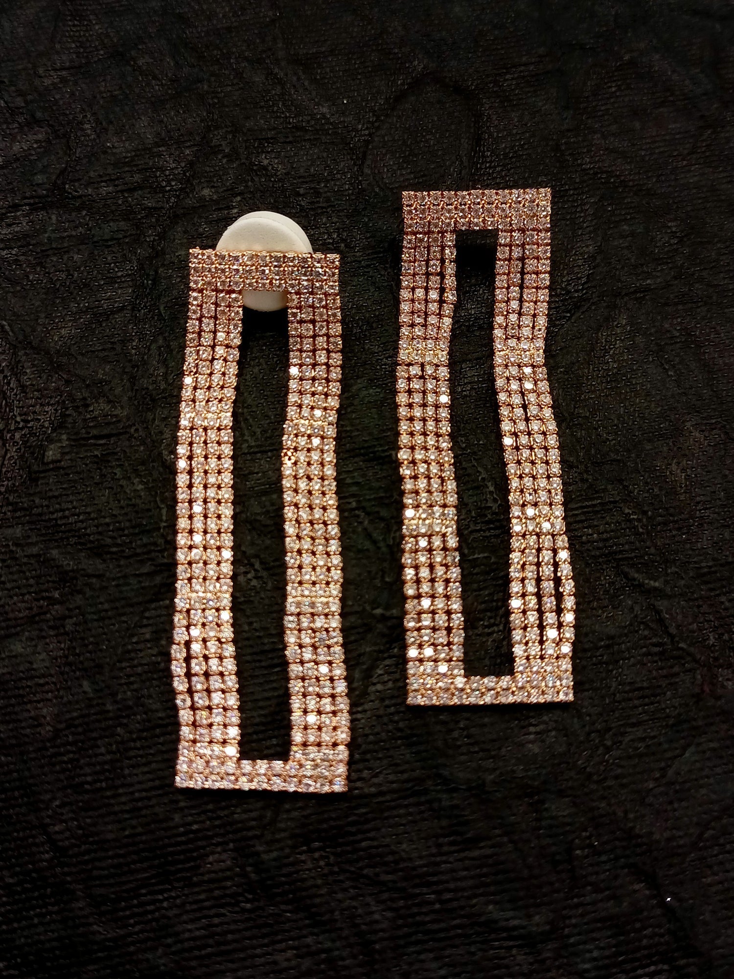 Gracie Rose Gold Rhino Western Earrings - qivii