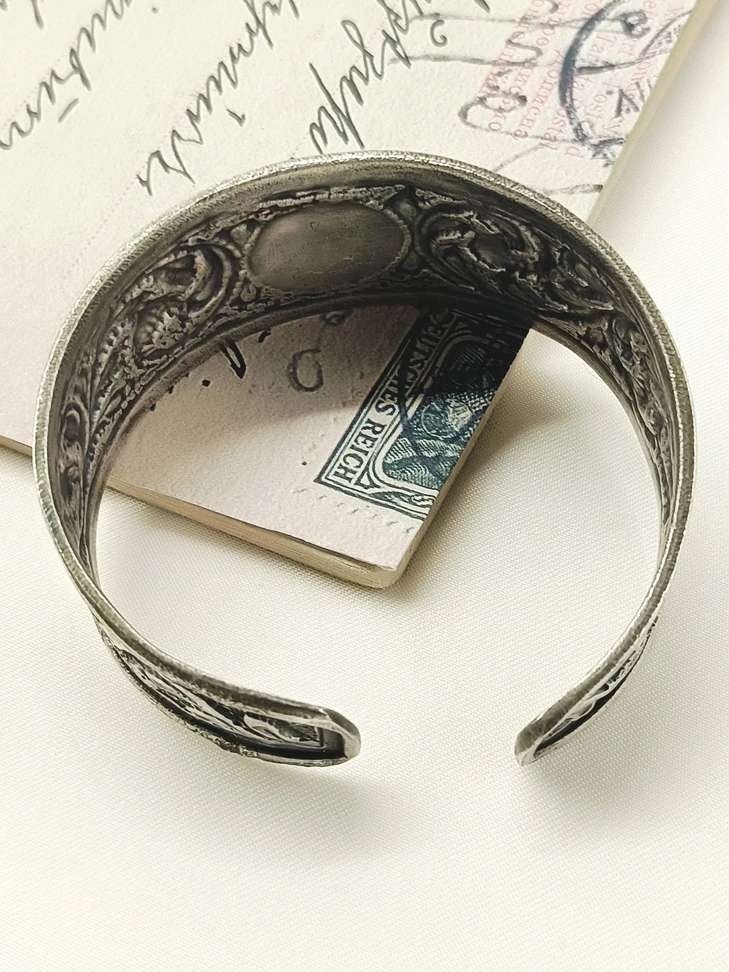 Onyx Grey Oxidized Bracelet