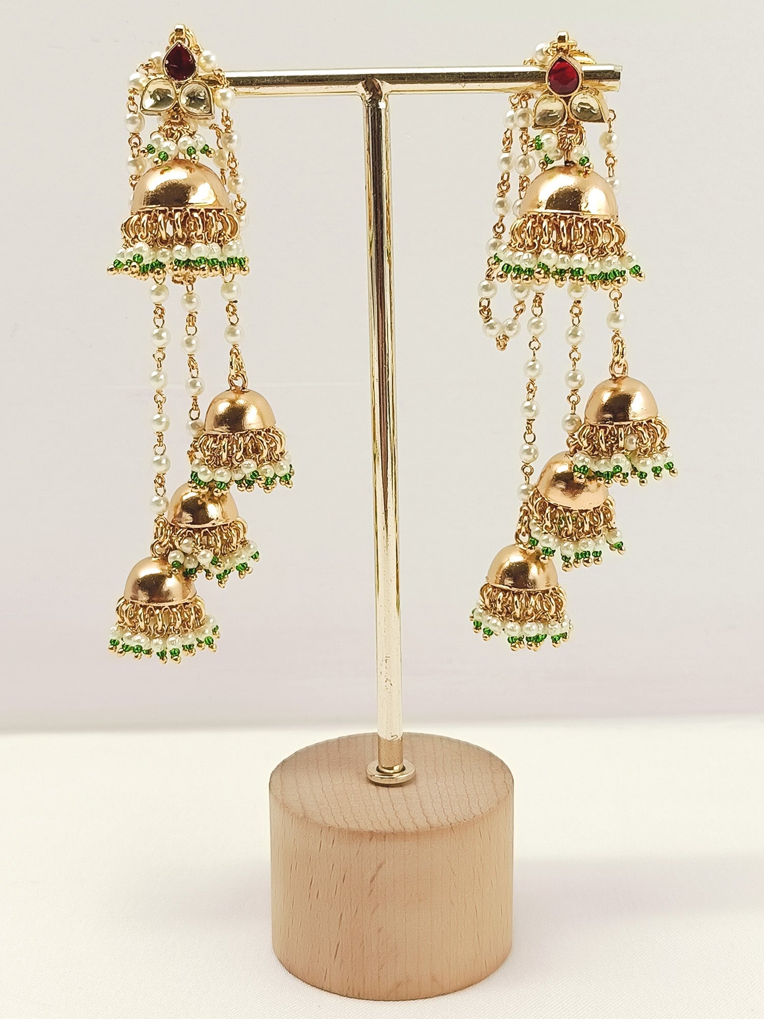 Meerakshi Ruby Kundan Jhumki