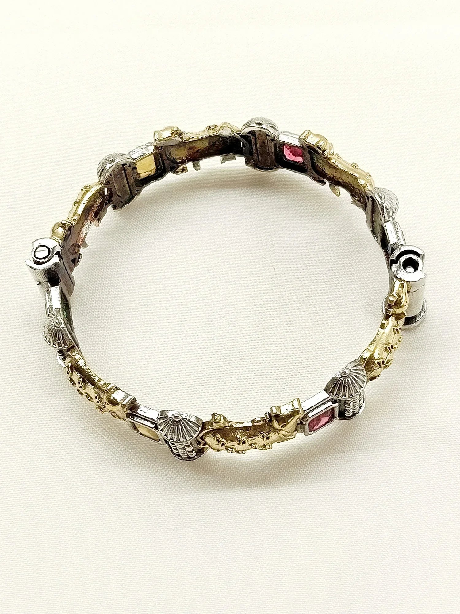 Aayesha Multi Colour Cow Oxidized Kada