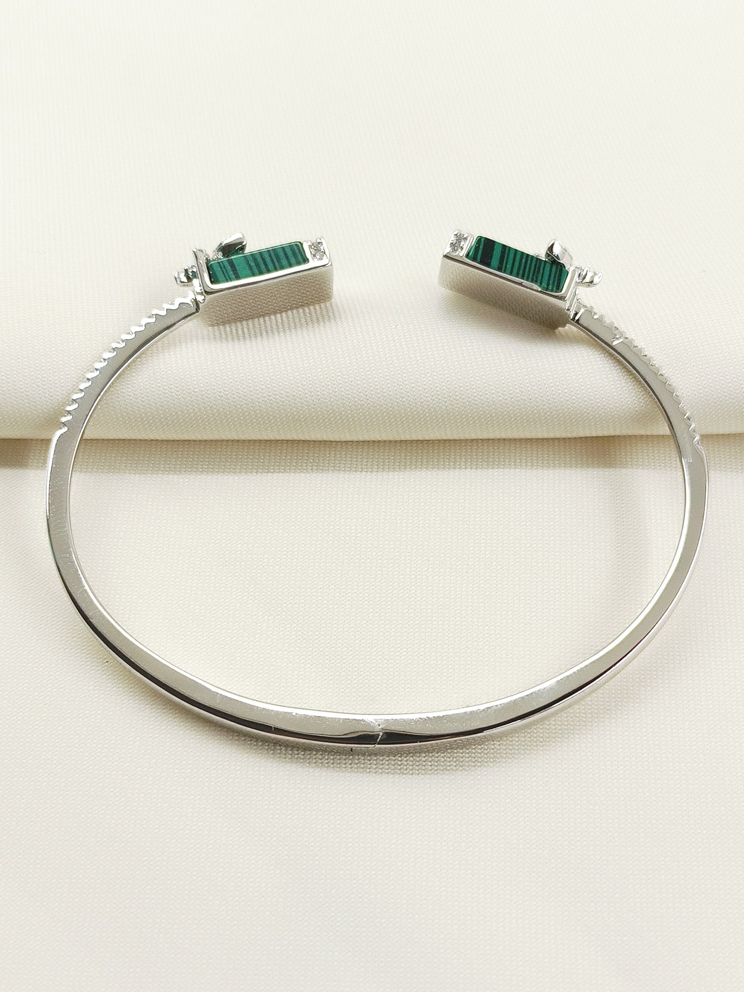 Aditi Green American Diamond Bracelet