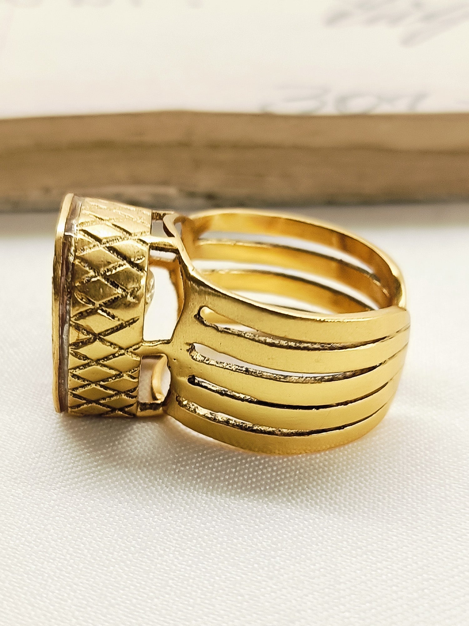 Ayra 92.5 Silver Moissonite Finger Ring