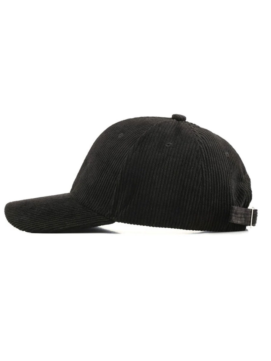 Casual Retro Corduroy Sports Warm Baseball Cap - By Qivii